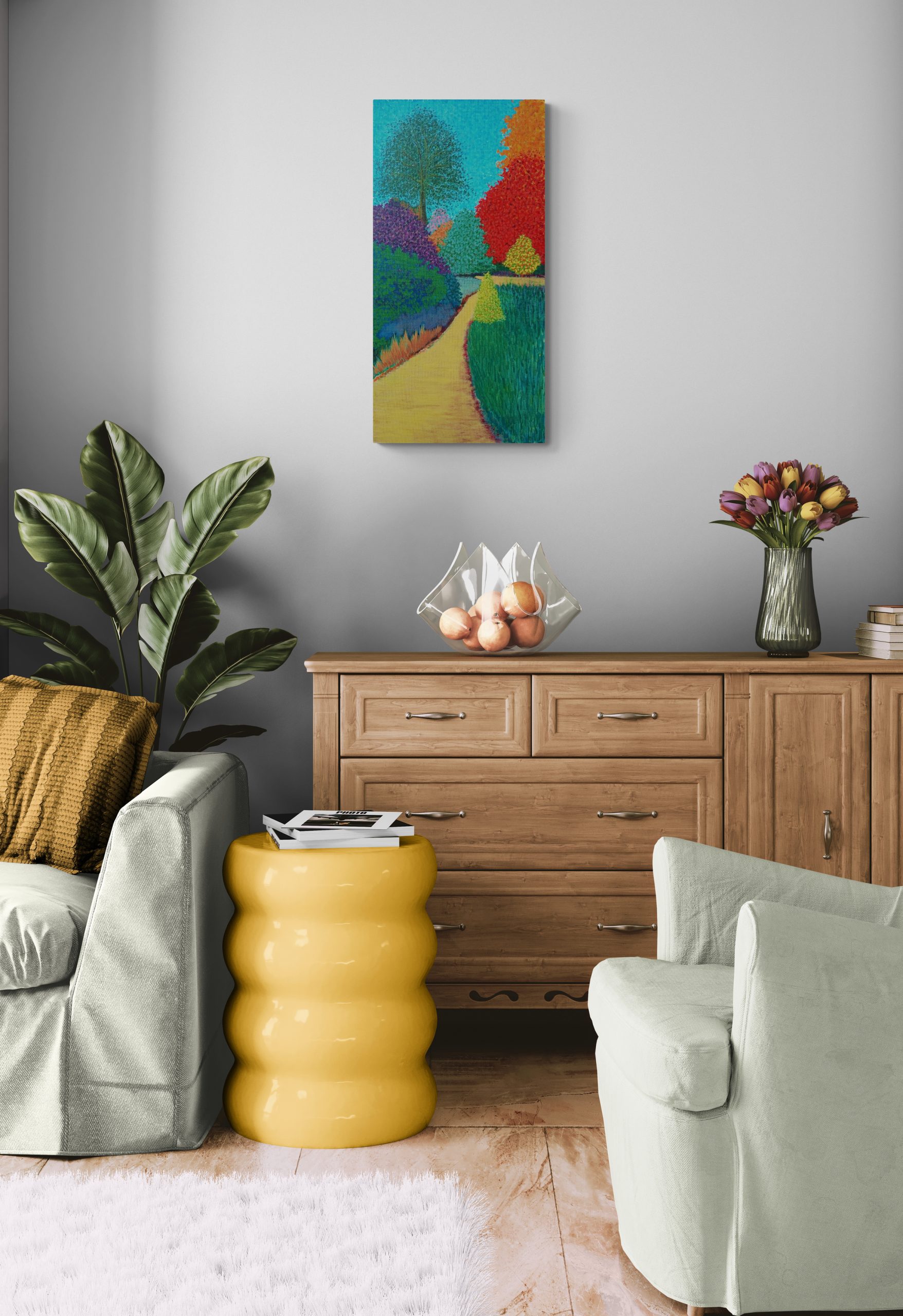 Cozy Fully Furnished Living Room