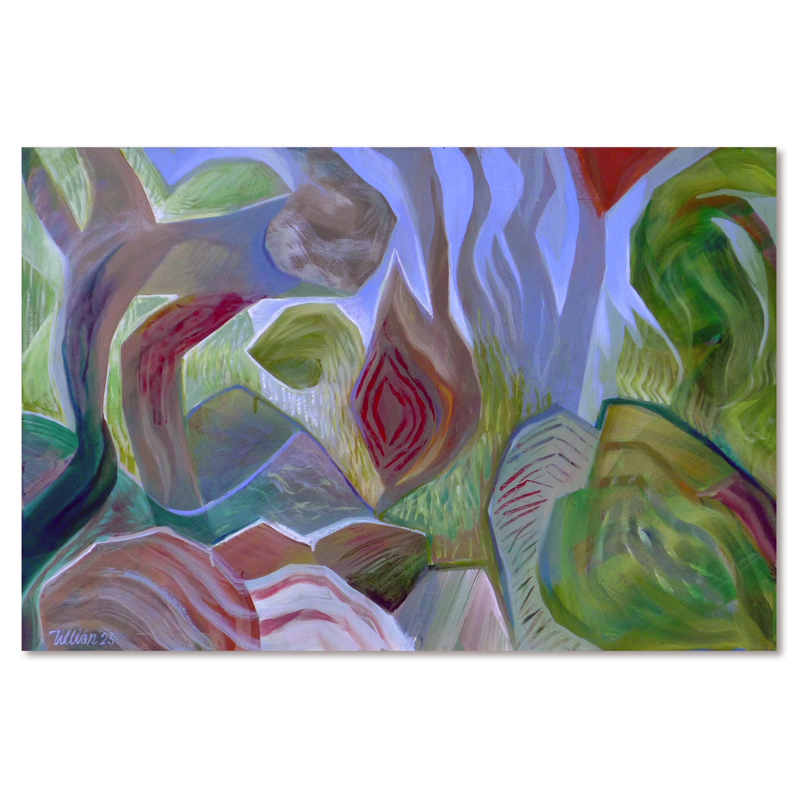 'twist' 21.6.25 91x61cm