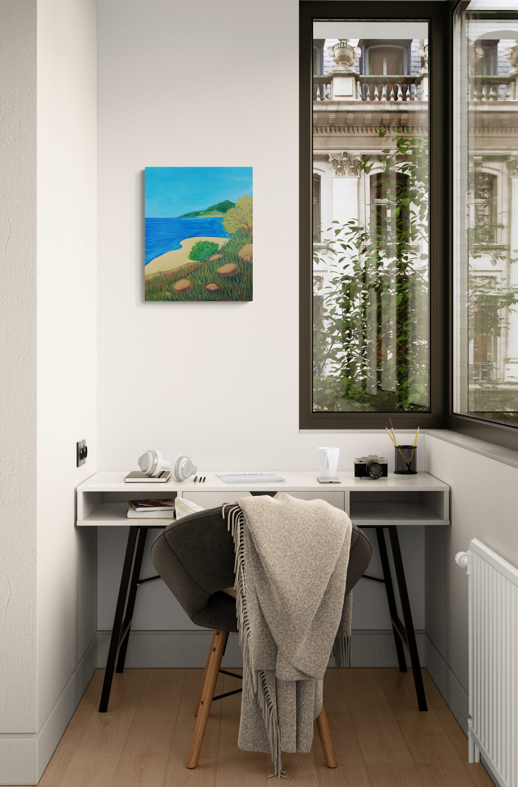 Home Office With Outside Views