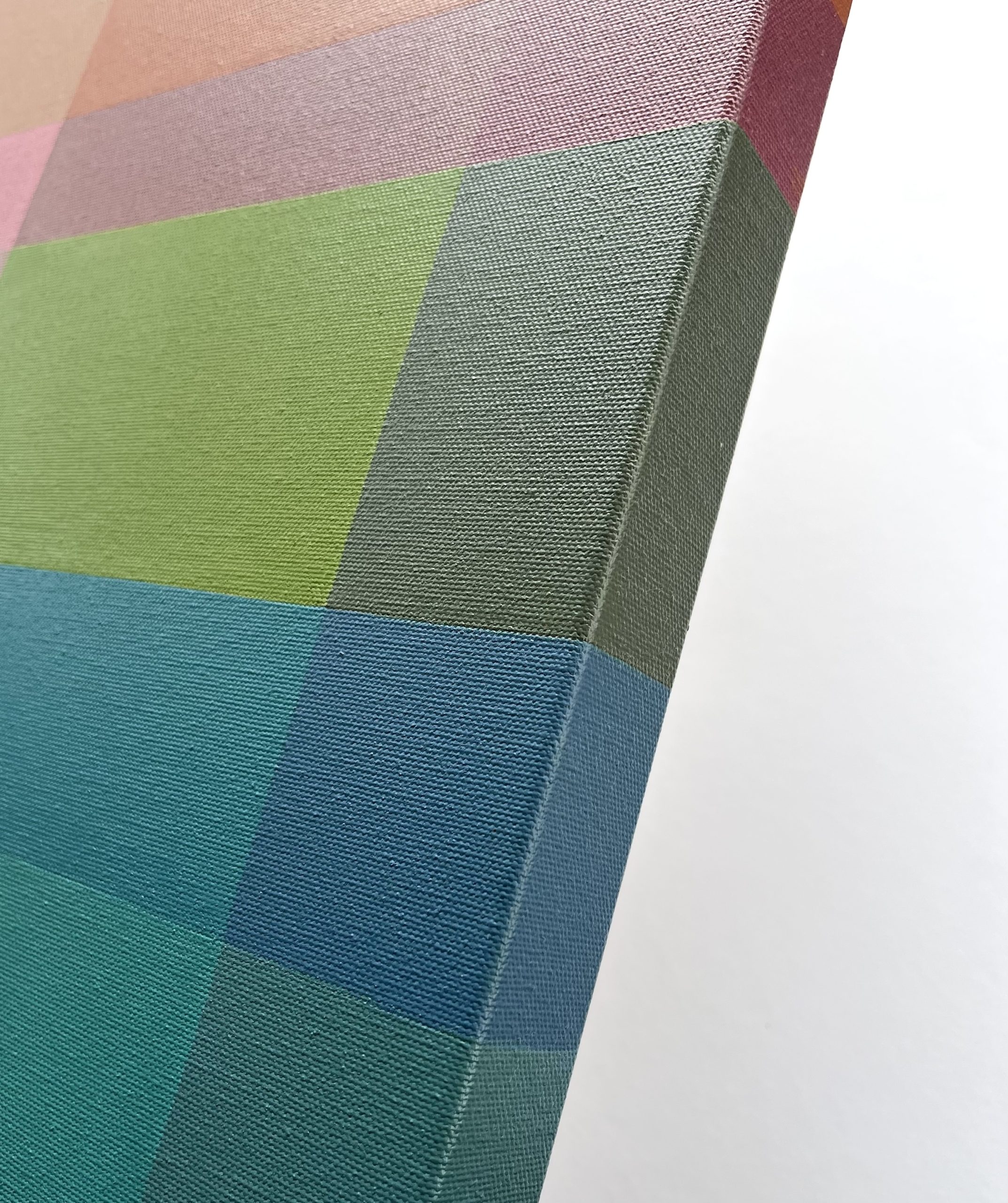 Charlotte De Pace Detail Edge Sunny Side Up Abstract Painting Art Lovers Australia