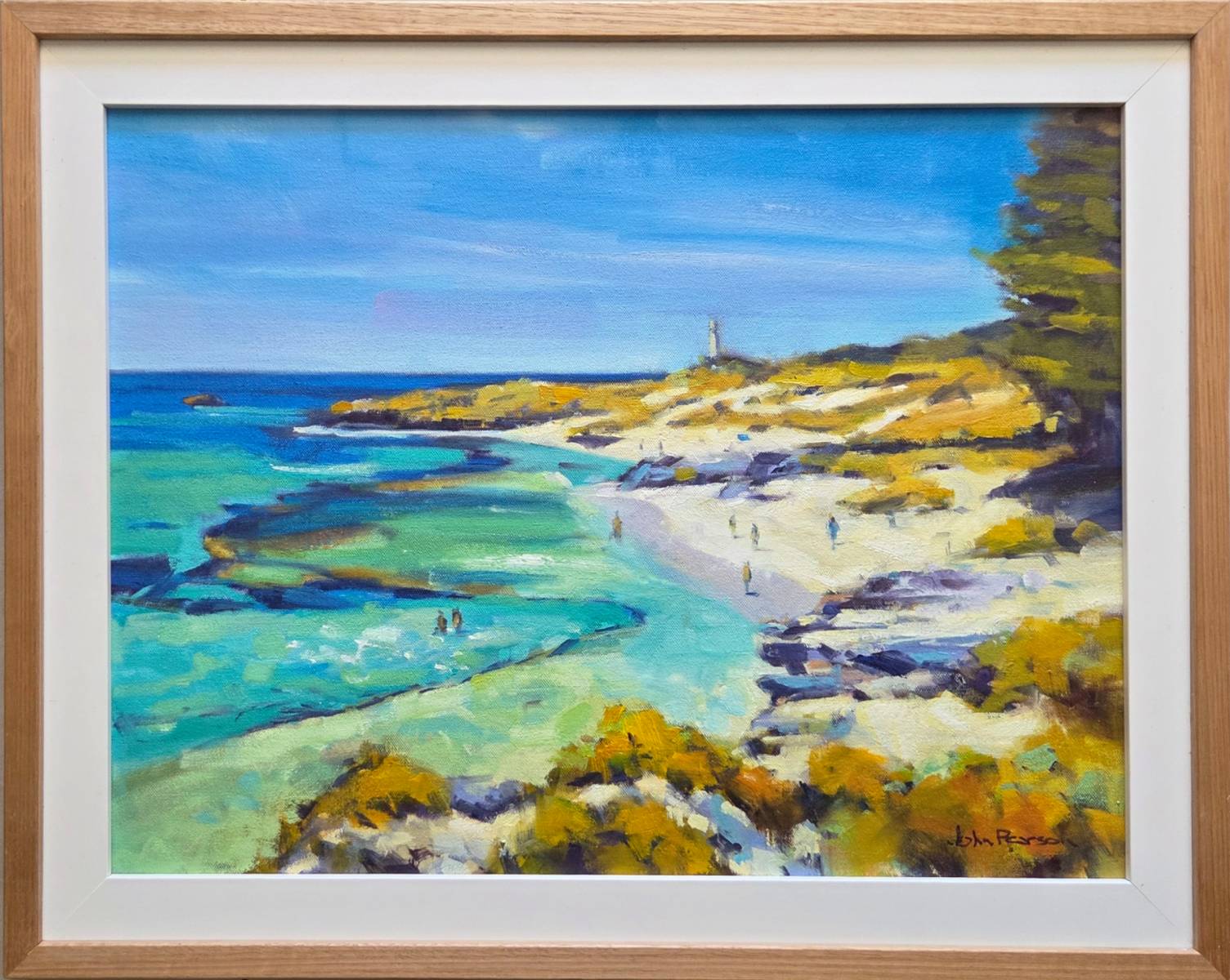 25 Along The Coast Framed