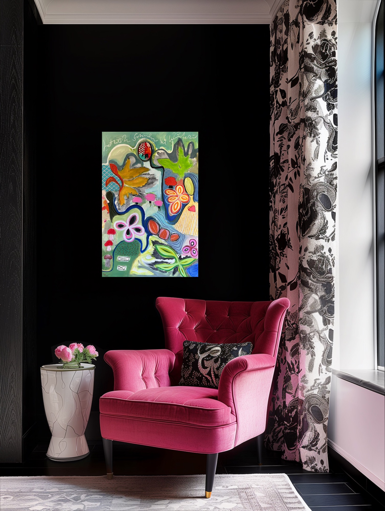 Letters From Autumn Insitu Black Wall