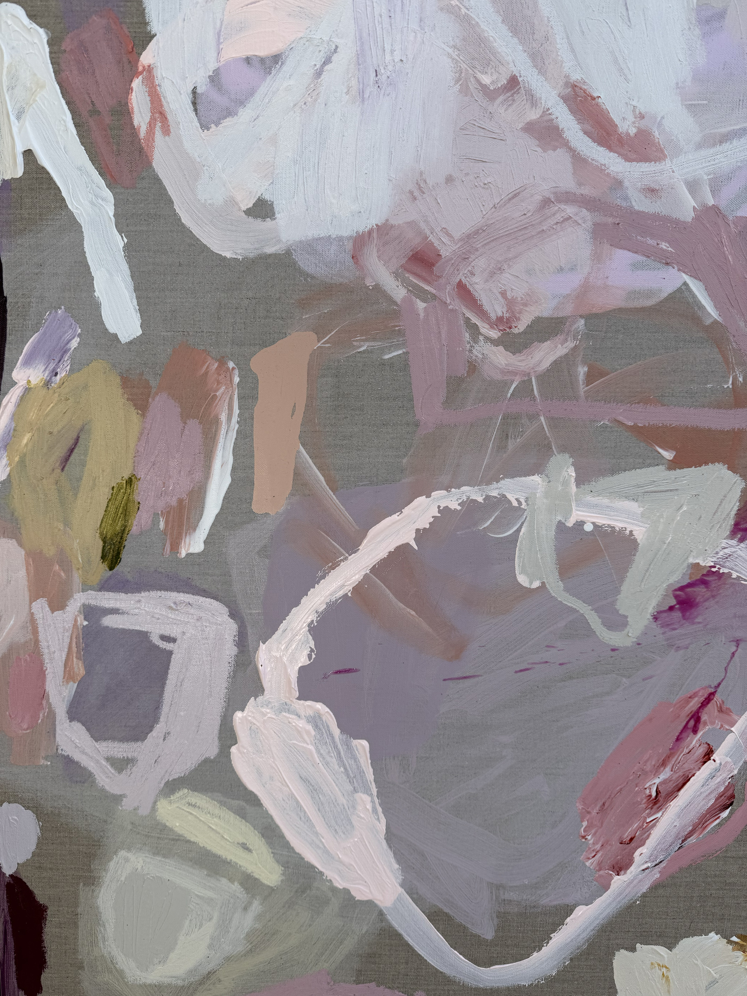 Australian Artist Rebecca Koerting Hey Stranger Abstract Painting 500 W