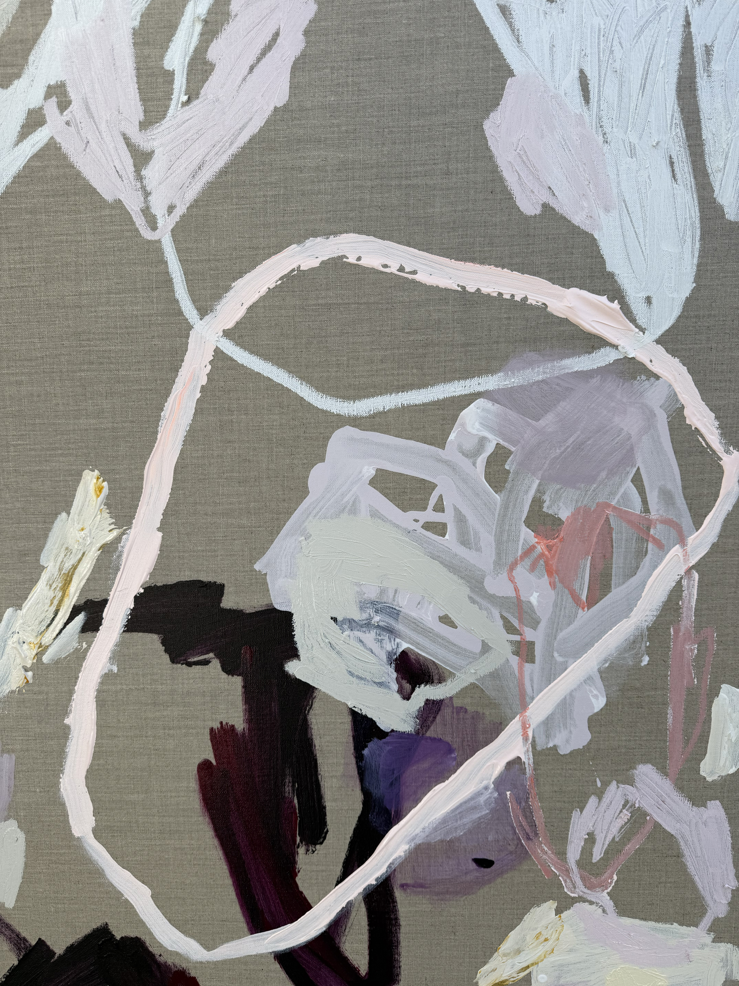 Australian Artist Rebecca Koerting Hey Stranger Abstract Painting 501 W