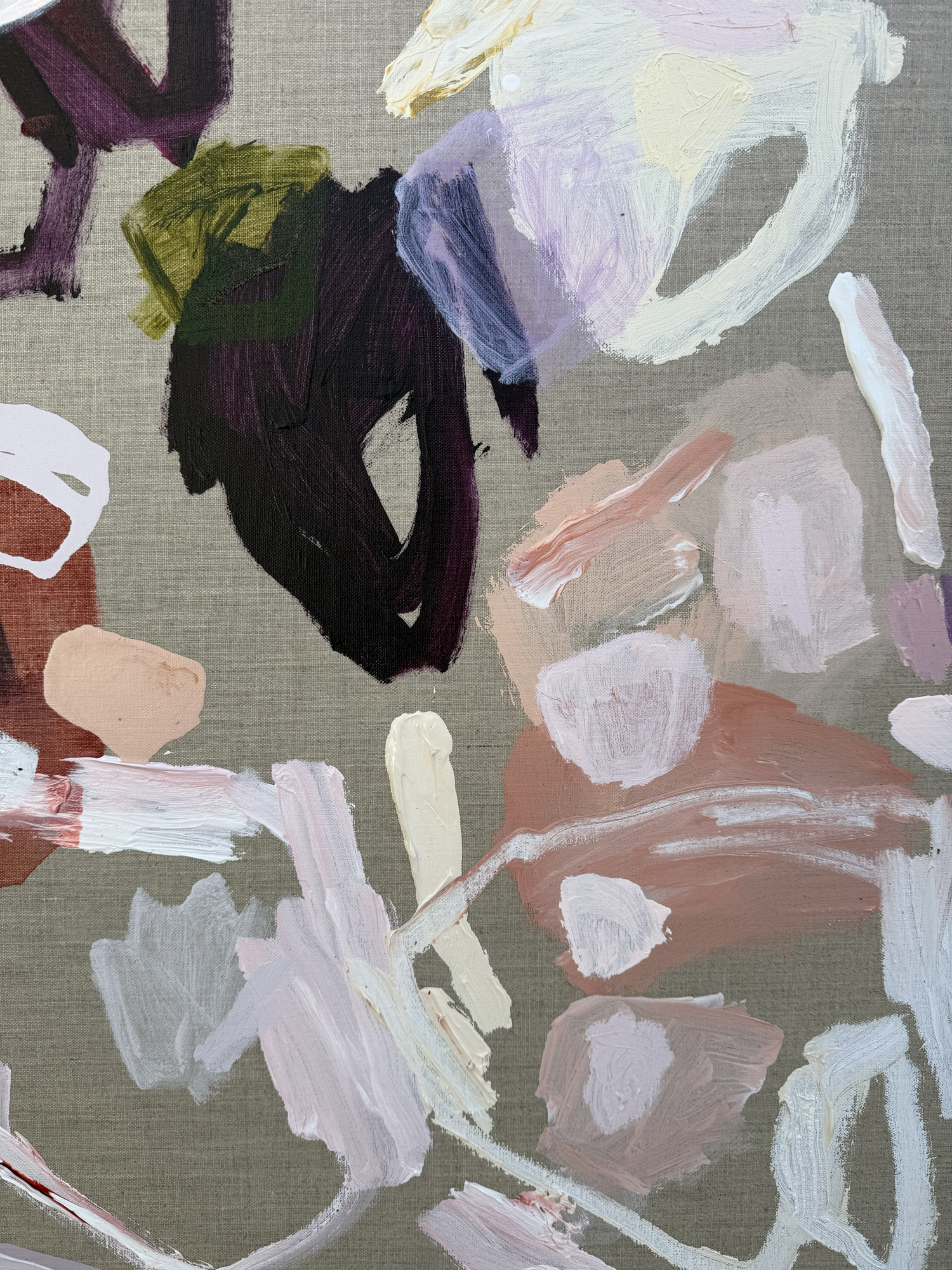 Australian Artist Rebecca Koerting Hey Stranger Abstract Painting 502 W