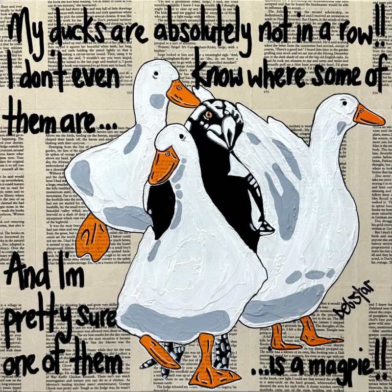 Ducks in a Row Magpie Book Pages