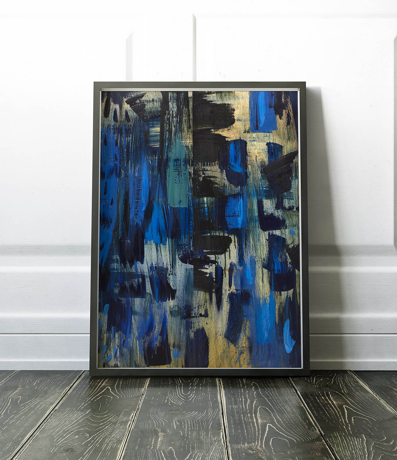 Poster In Classic Interior Room