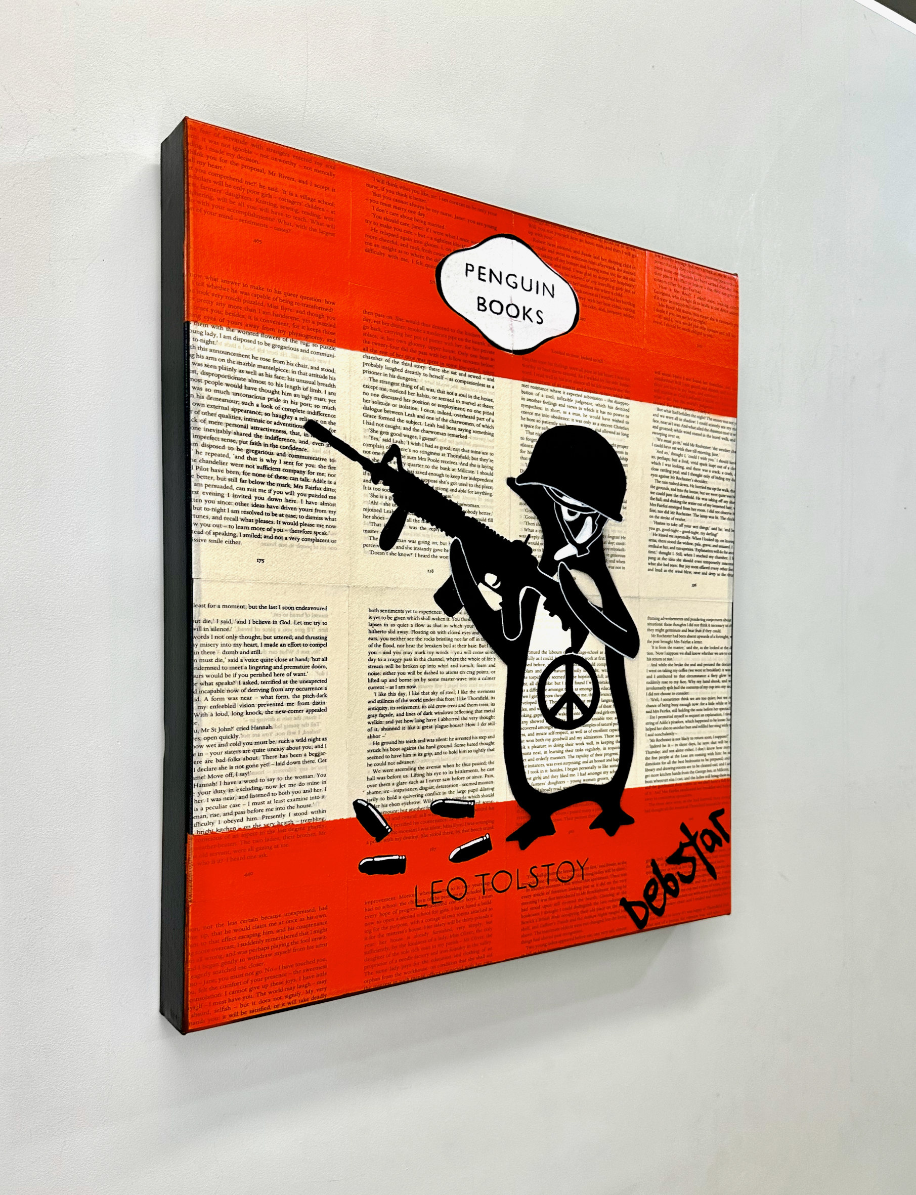 Penguin Books War And Peace 2 Pop Art Deborah Lang Art Urban Canvas 3