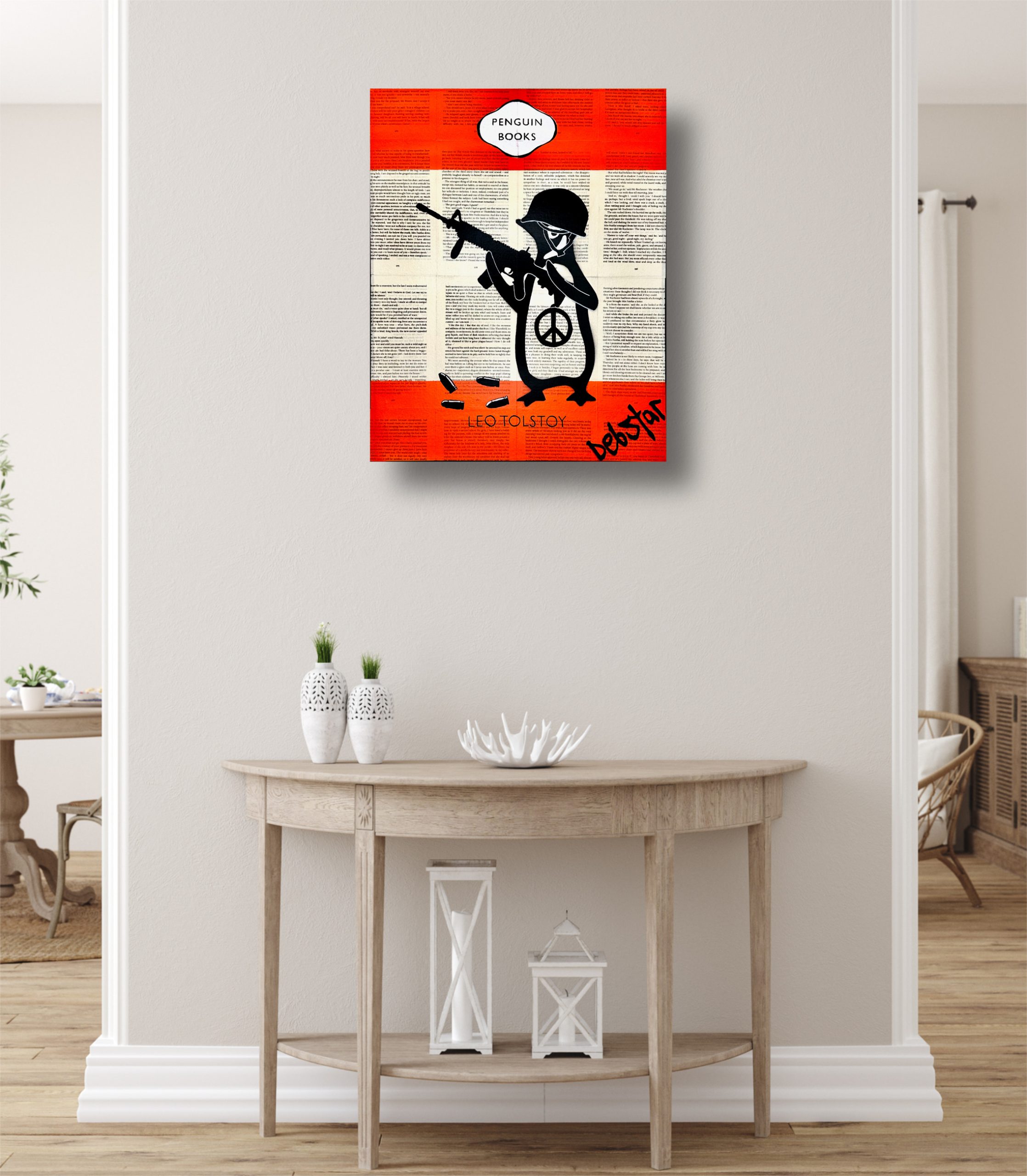 Penguin Books War And Peace 2 Pop Art Deborah Lang Art Urban Canvas 5