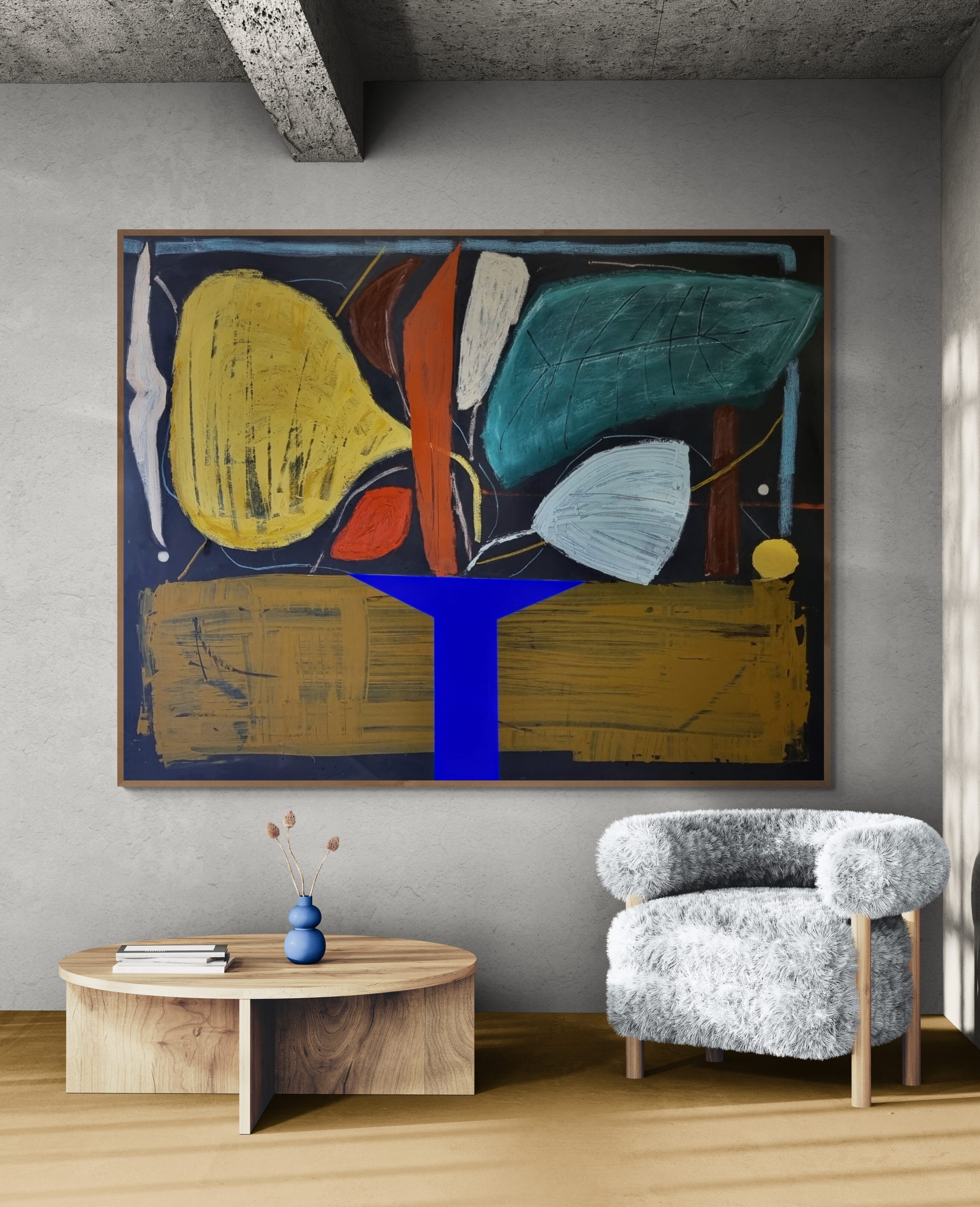 Minimal Industrial Style Living Room 9