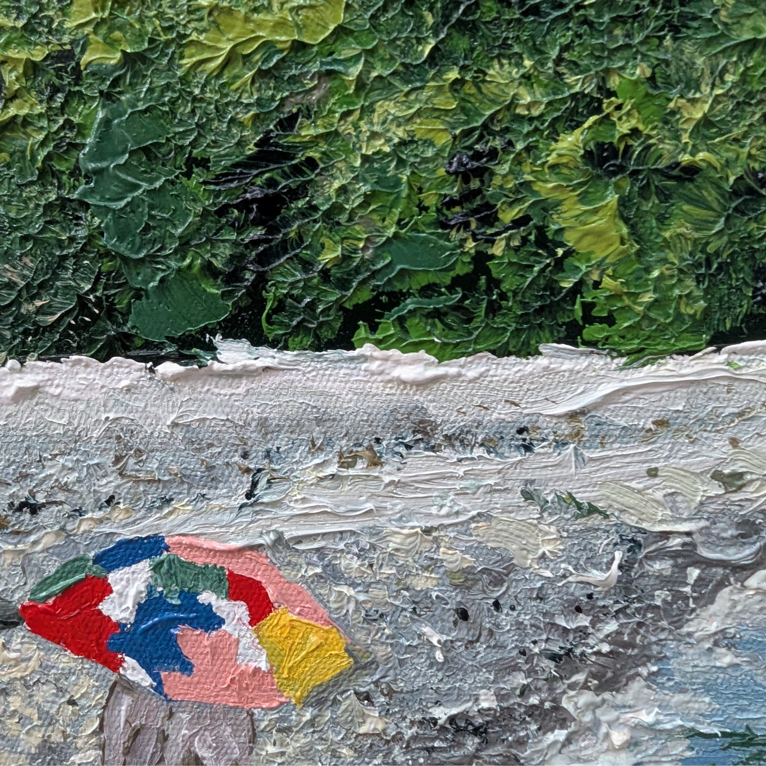 Sam Askin Coral Beach Sun Shower Ala Umbrella