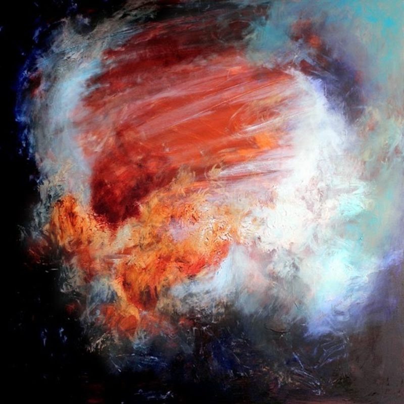 Release i – Large abstract painting