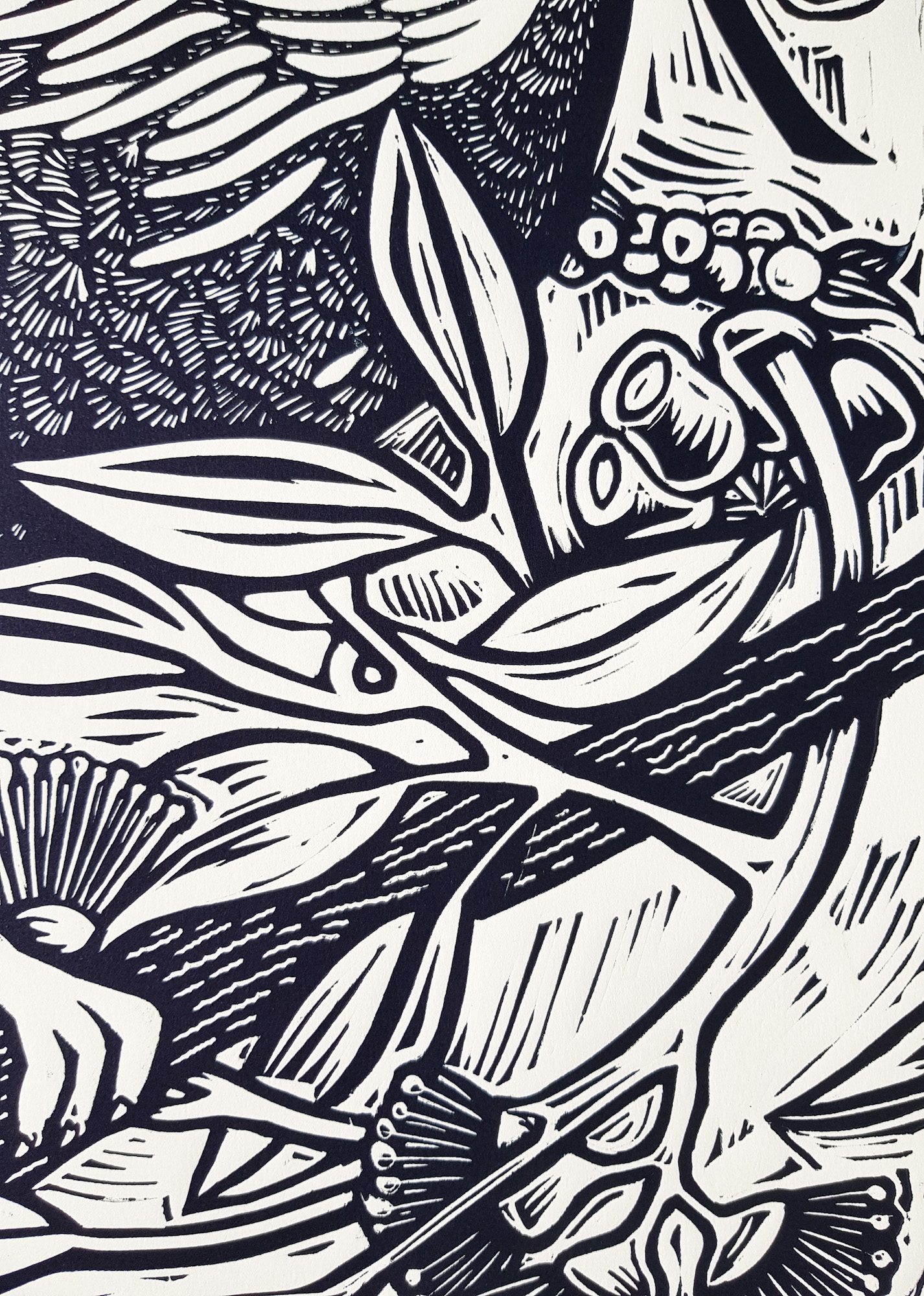 Splendid Day By Nicola Cowie Lino Cut