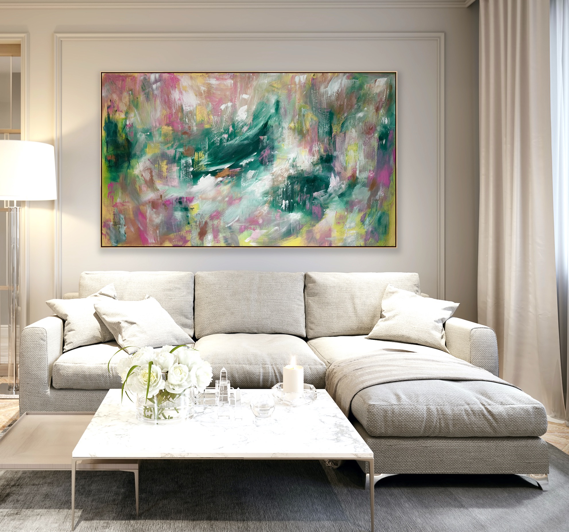 Lounge Rrom Art Alanah Jarvis Abstract