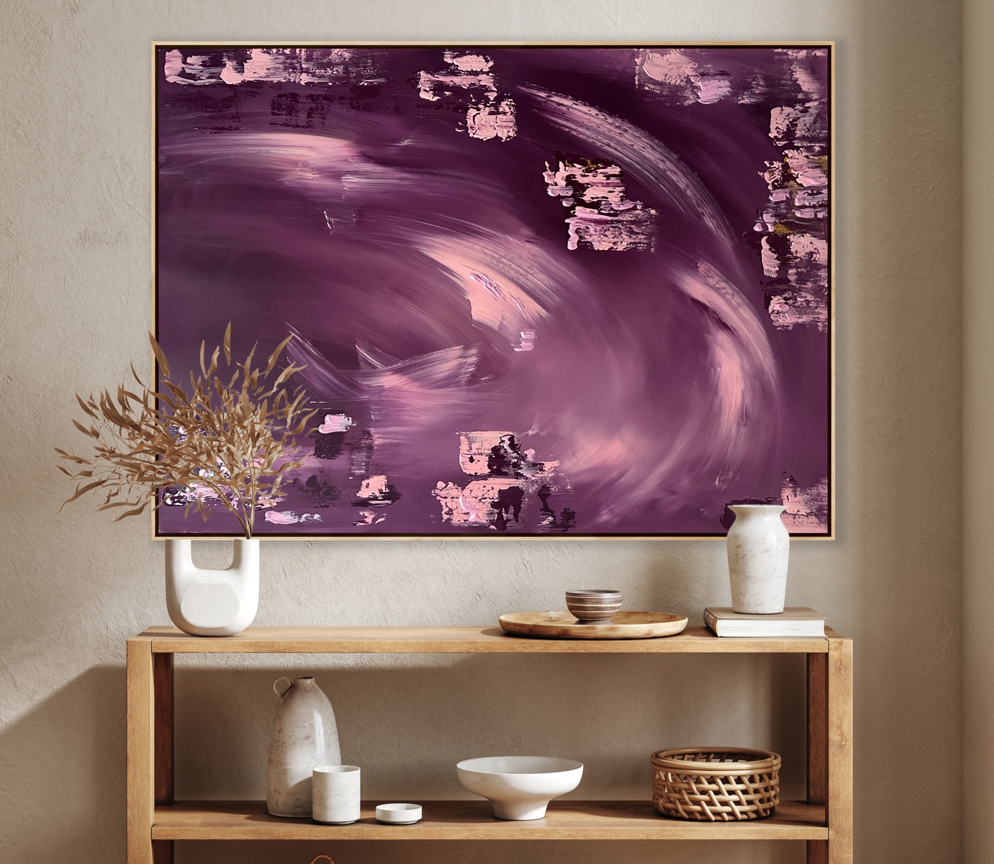 Timber Sideboard Alanah Jarvis Art