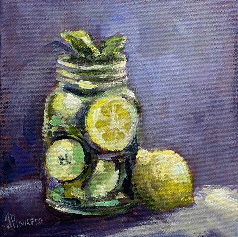 Lemons in a jar