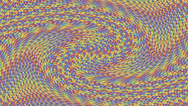 Tessellation Twist No 4 – FacetHex Rainbow