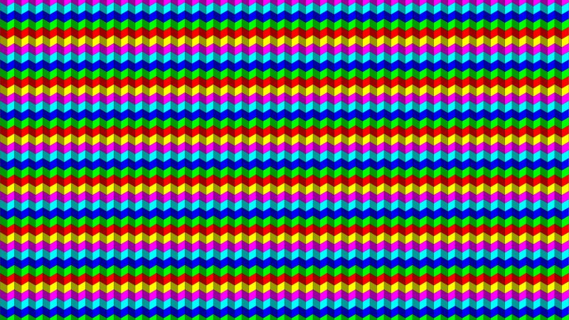Purest Tessellation No 4 – RhombusSensu RGBCMY