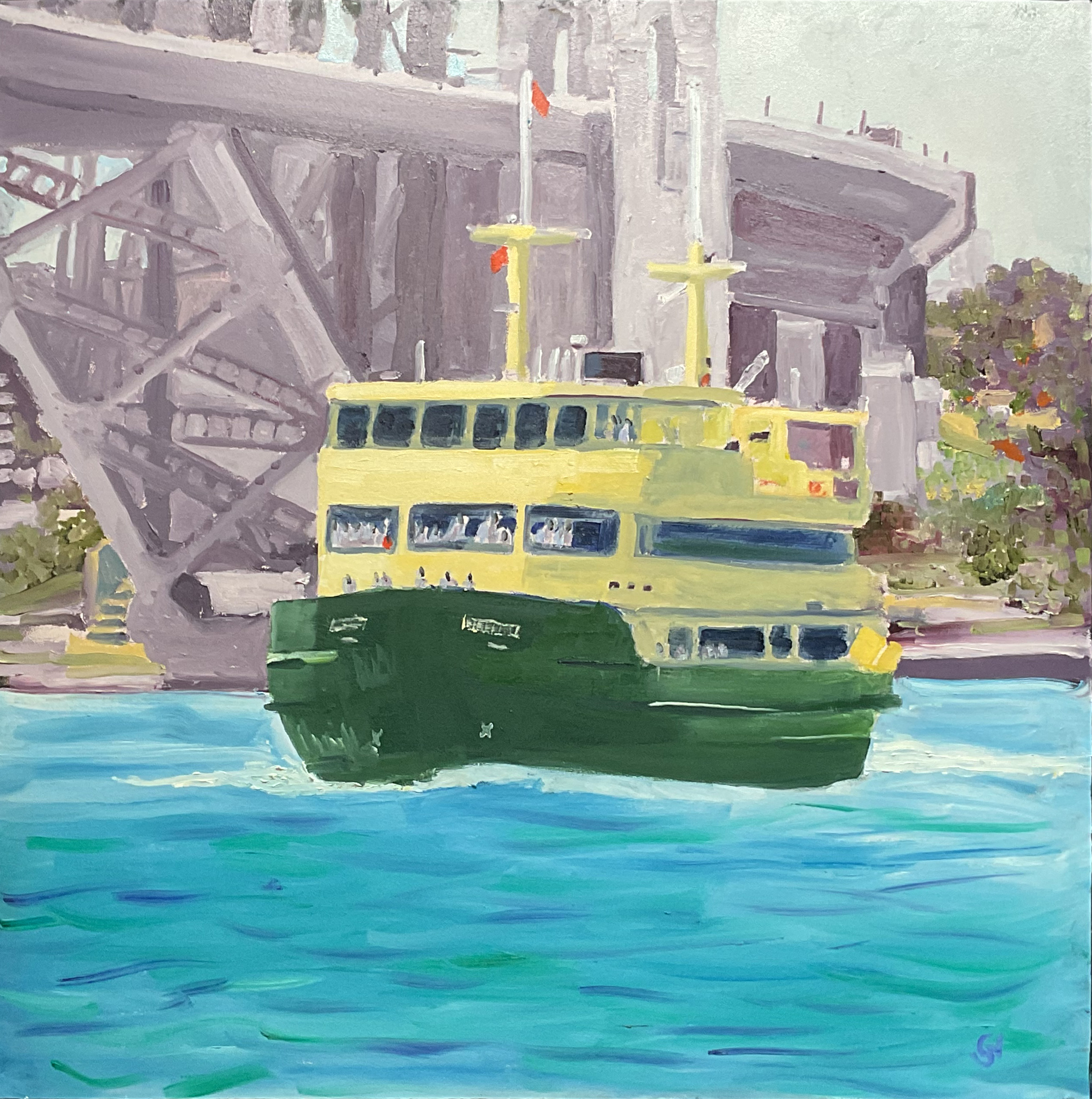 Manly Ferry Approaching Circular Quay