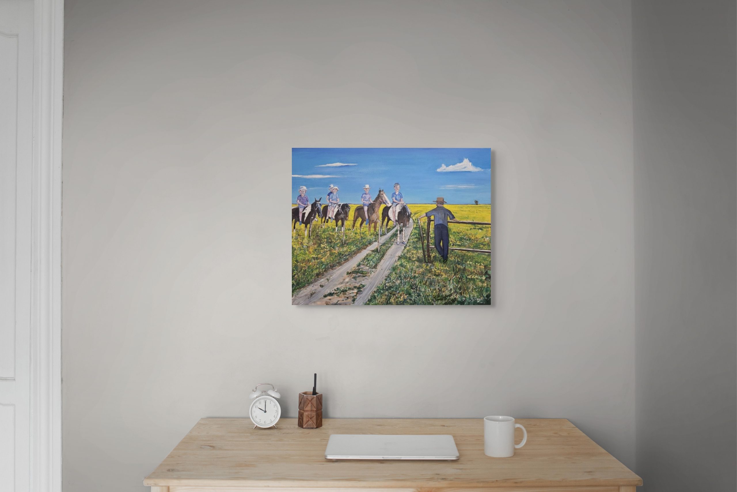 Bareback Among The Wildflowers Styled Scene