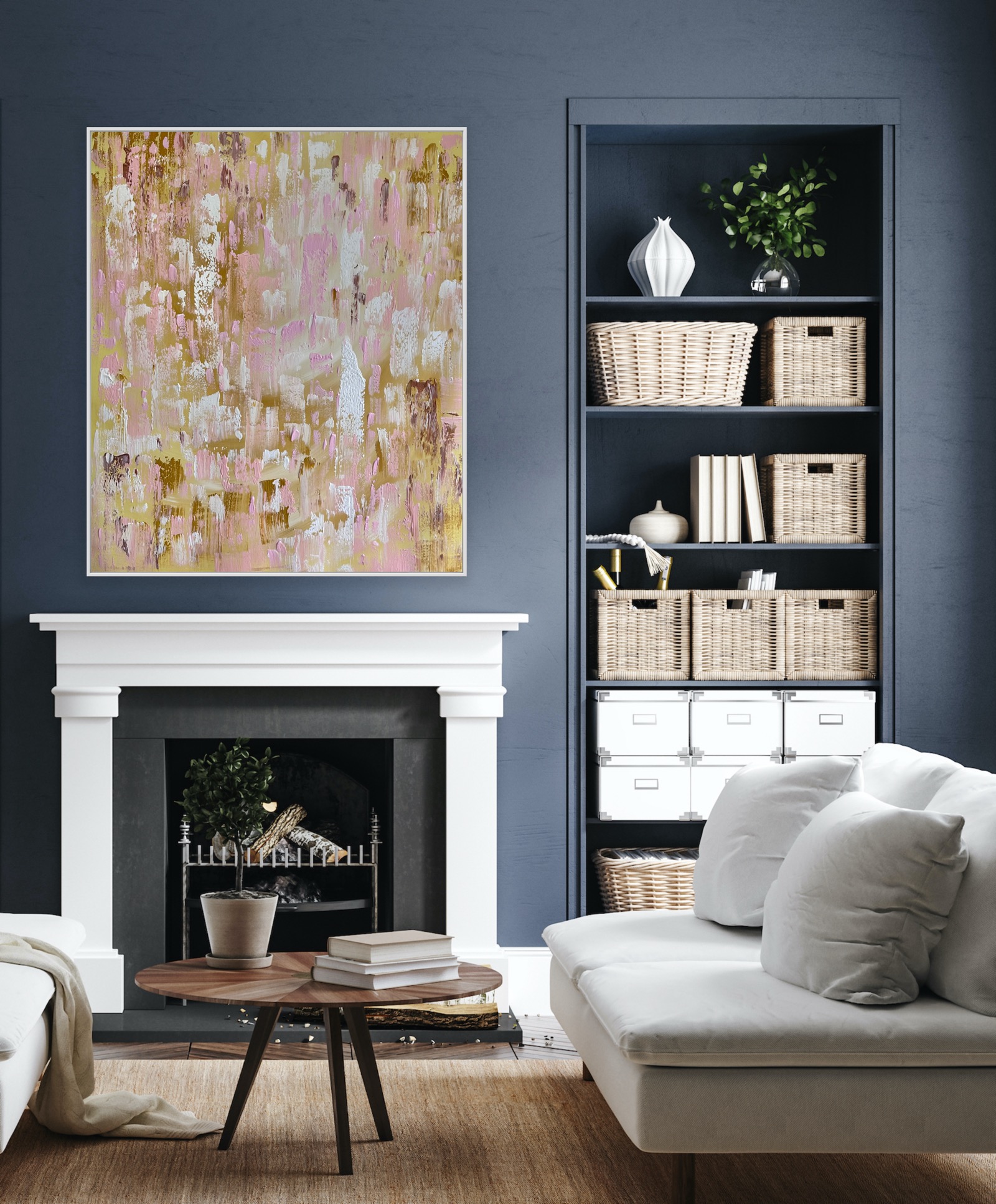 Navy Interior Alanah Jarvis Art