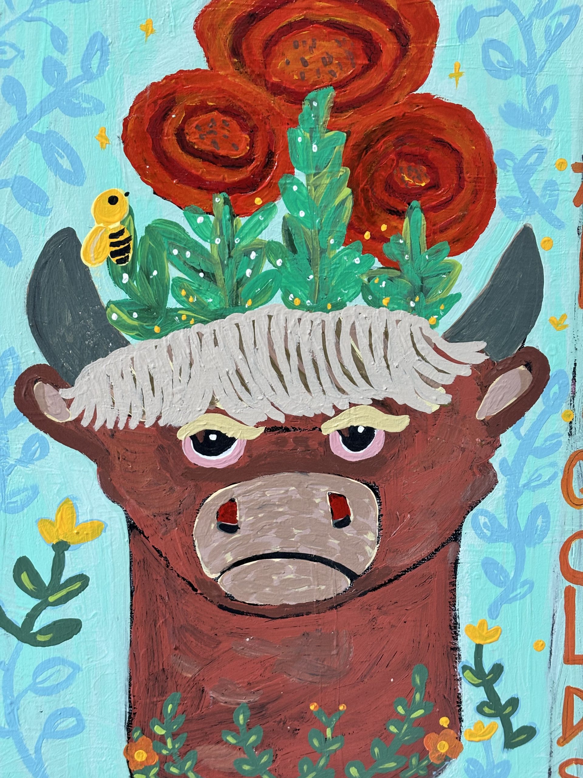 Kim Magee Art Marigolds 3