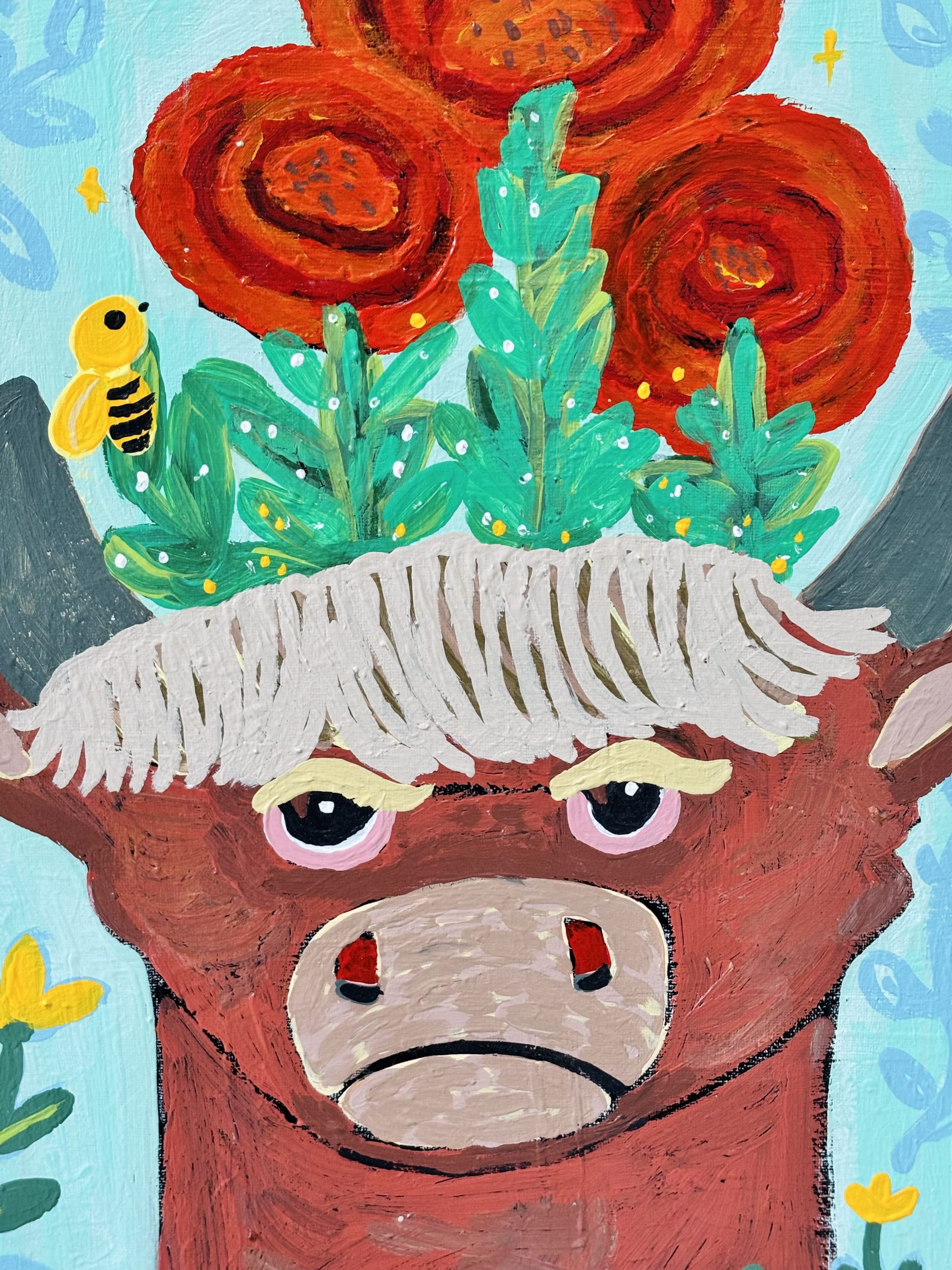 Kim Magee Art Marigolds 7