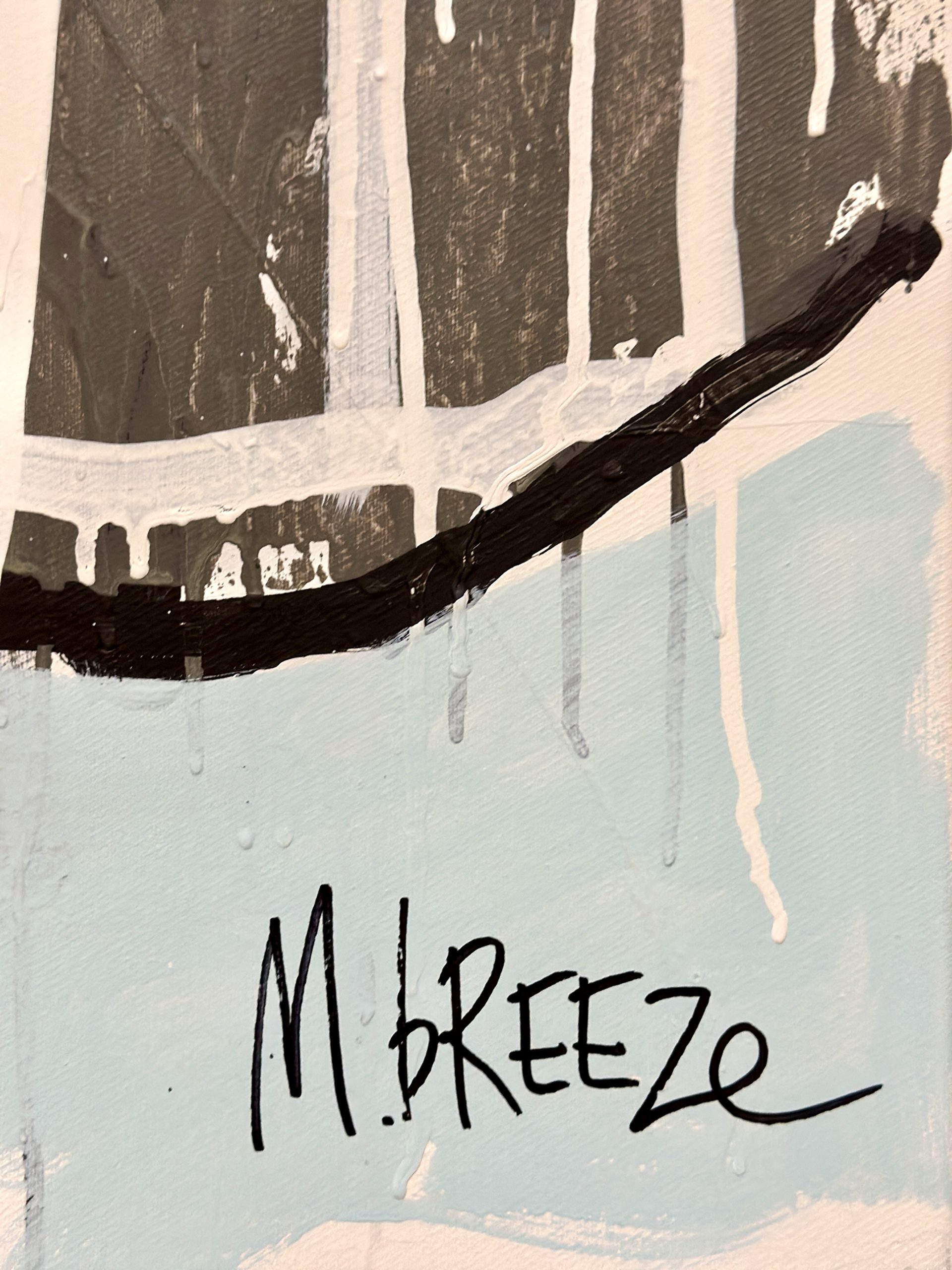 Martin Breeze Walking On Water Signed