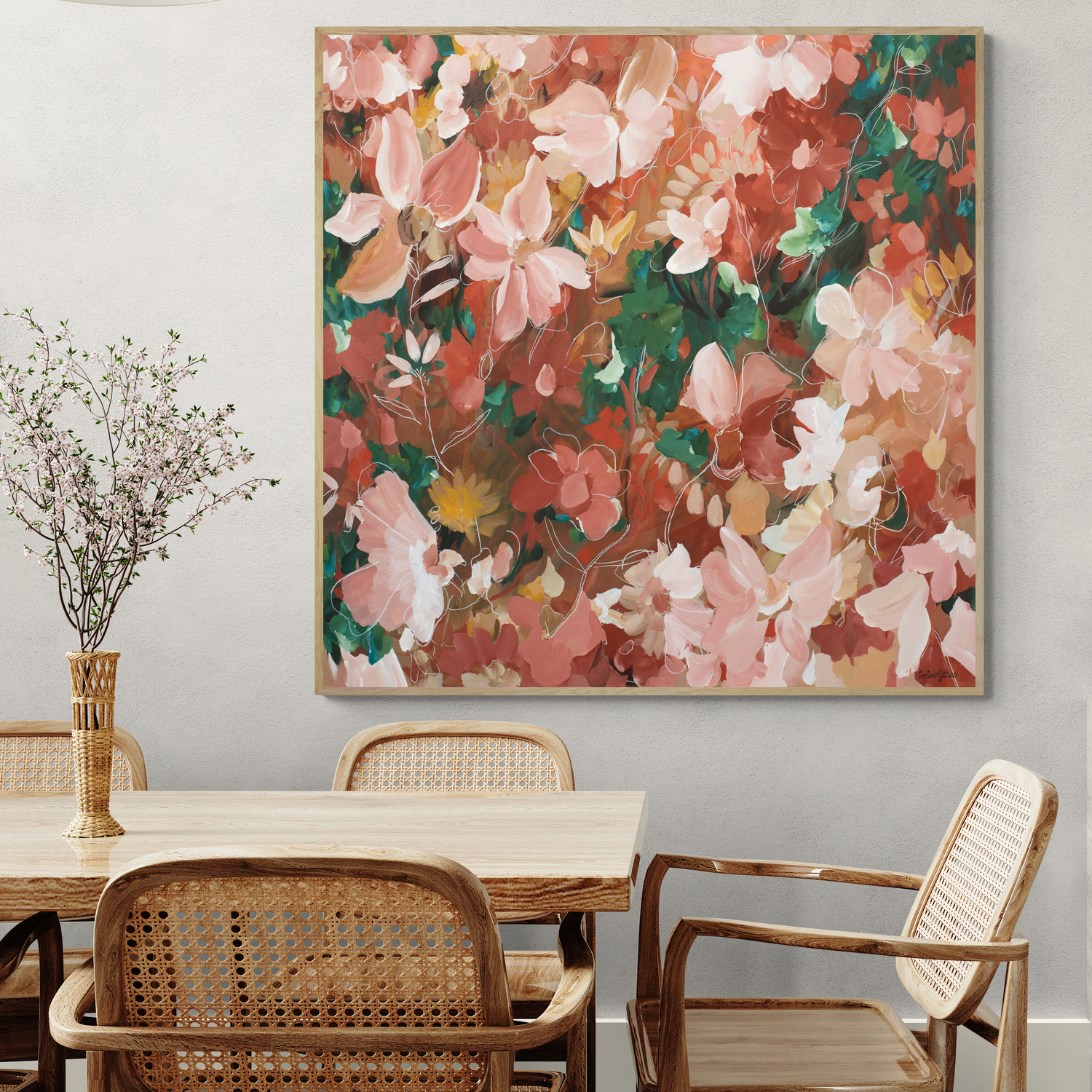 Summer Warmth Original Art Living Room 3