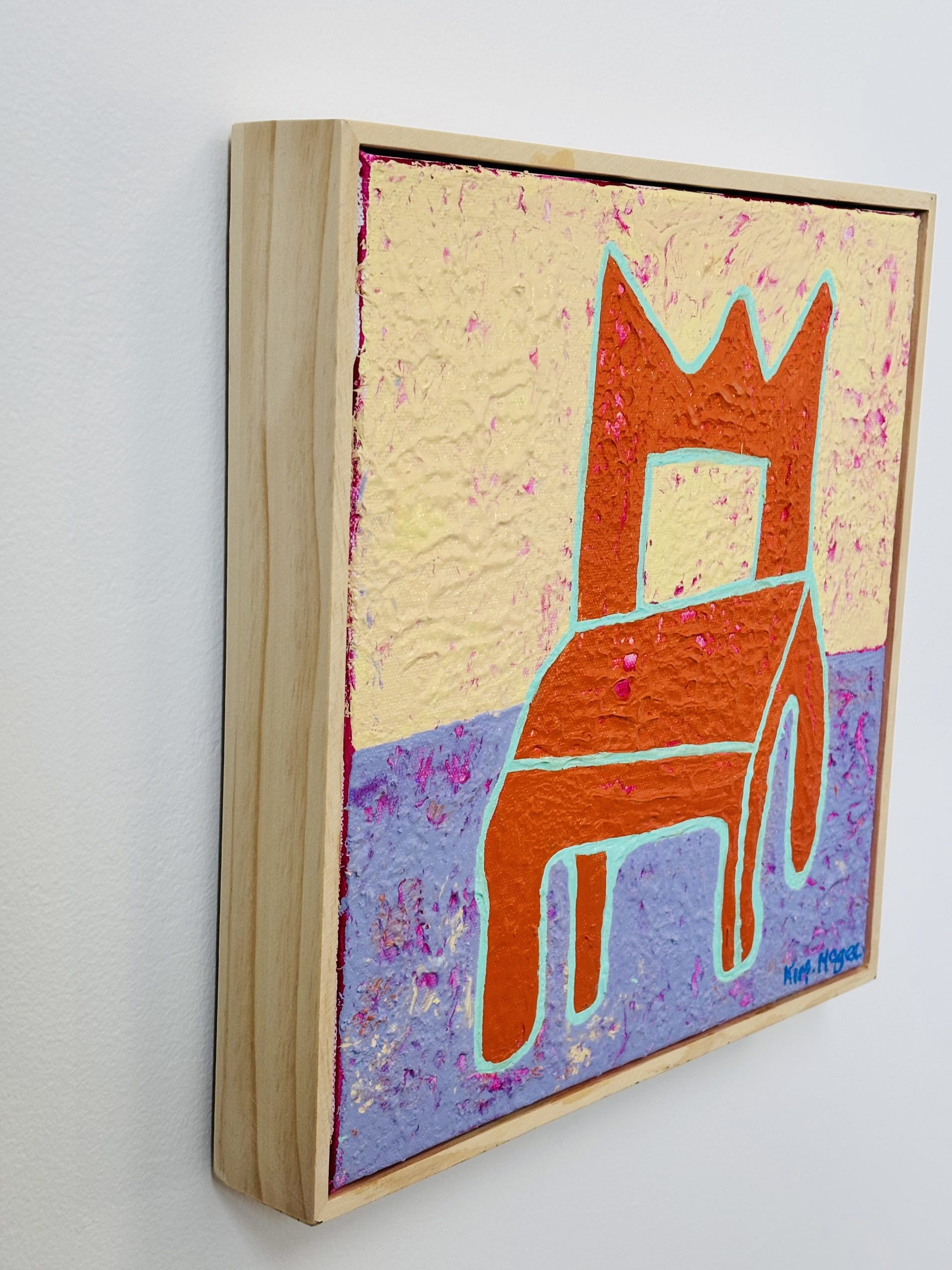 Kim Magee Art Orange Chair 4