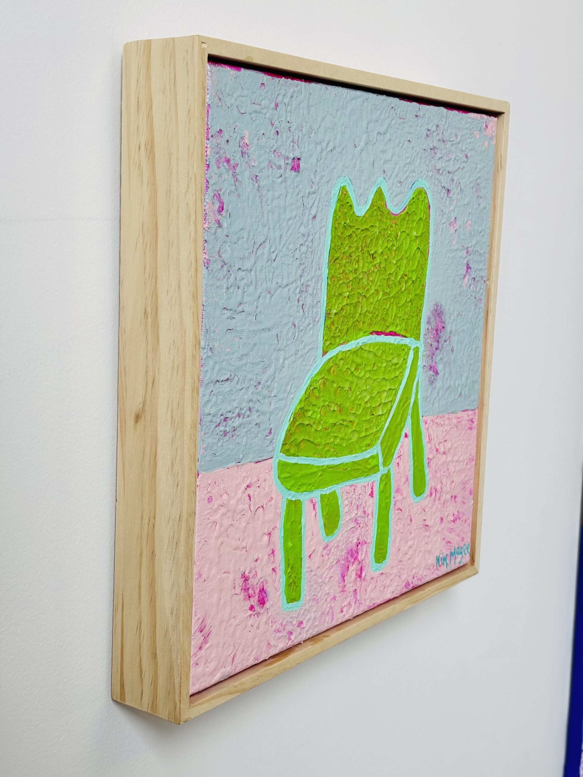 Kim Magee Art Green Chair 4