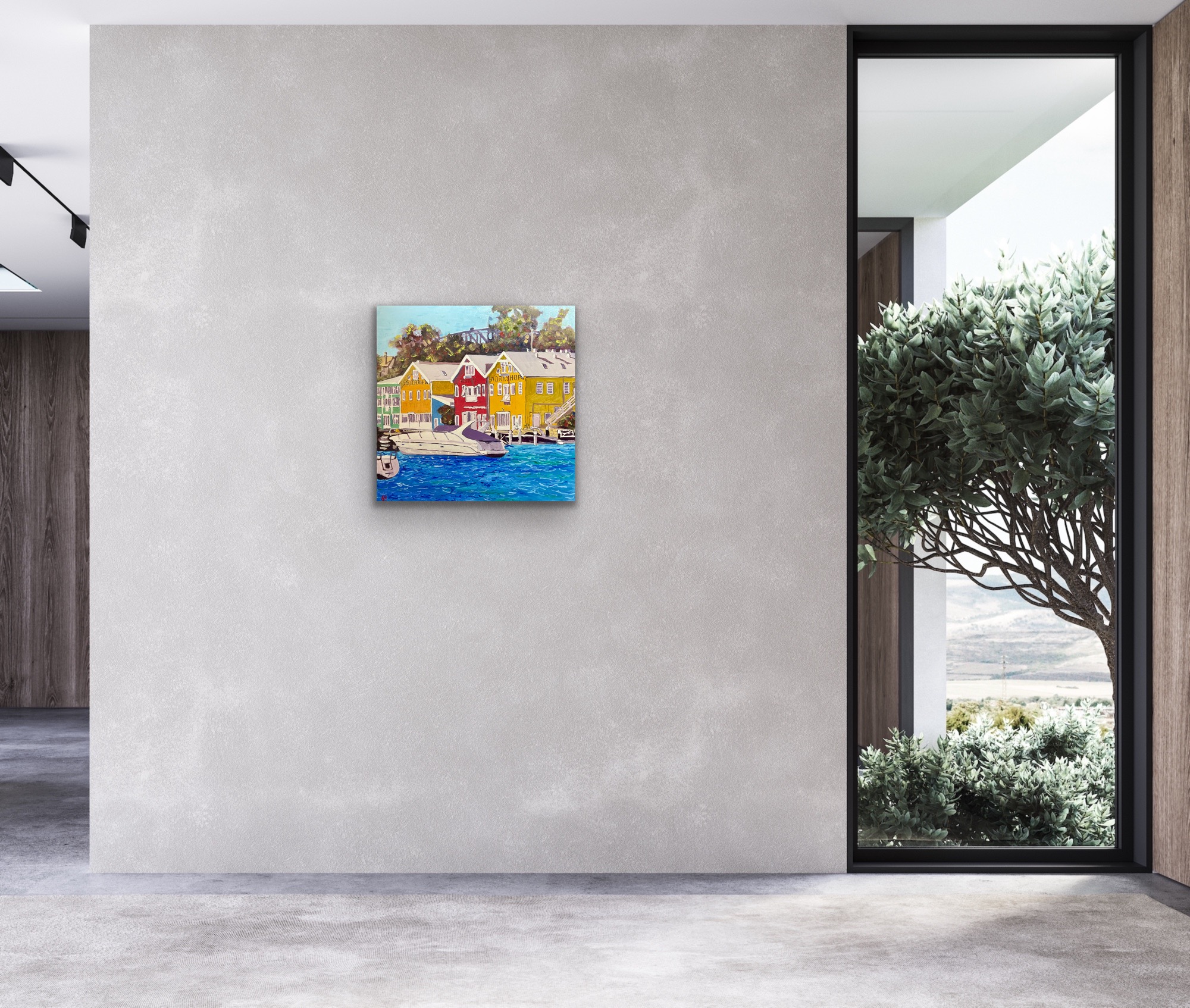 Virtual Wall Waterview Wharf And Bridge 1