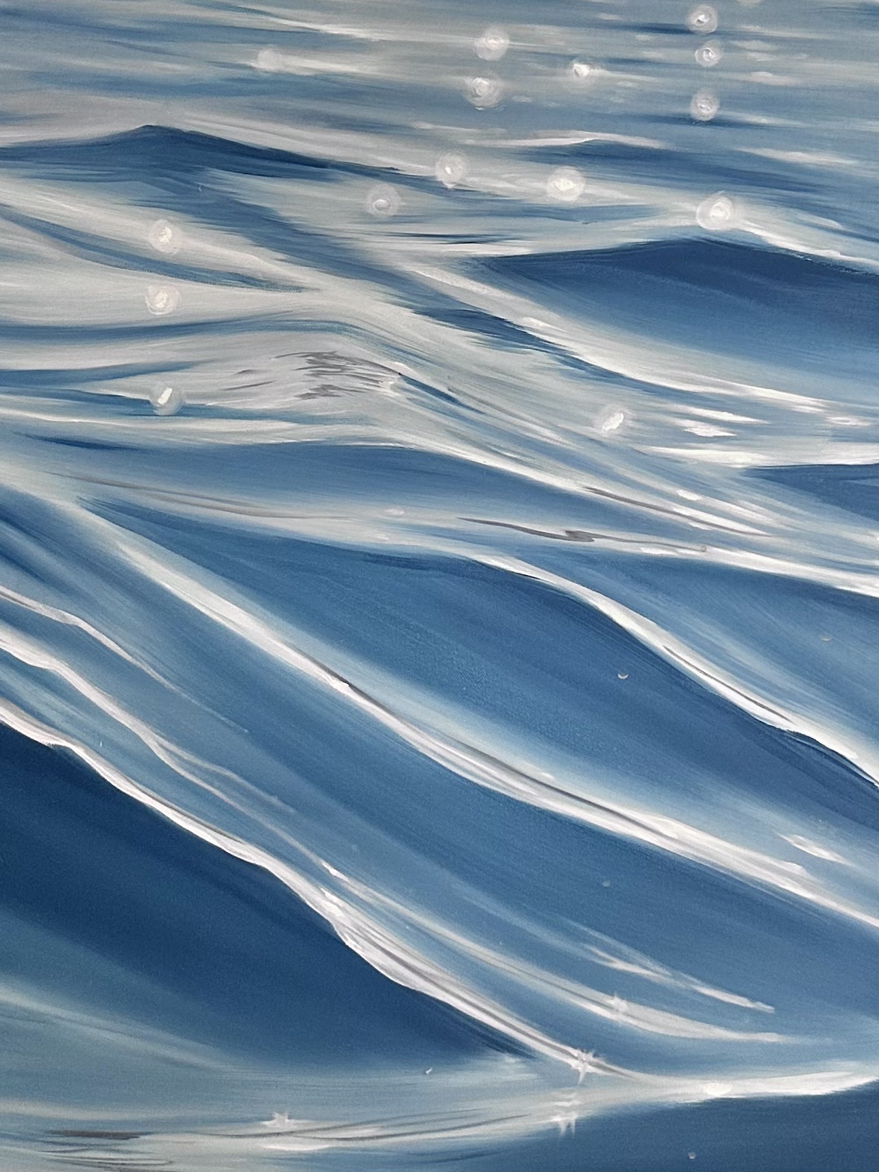 Close Up Ripples Alanah Jarvis Art