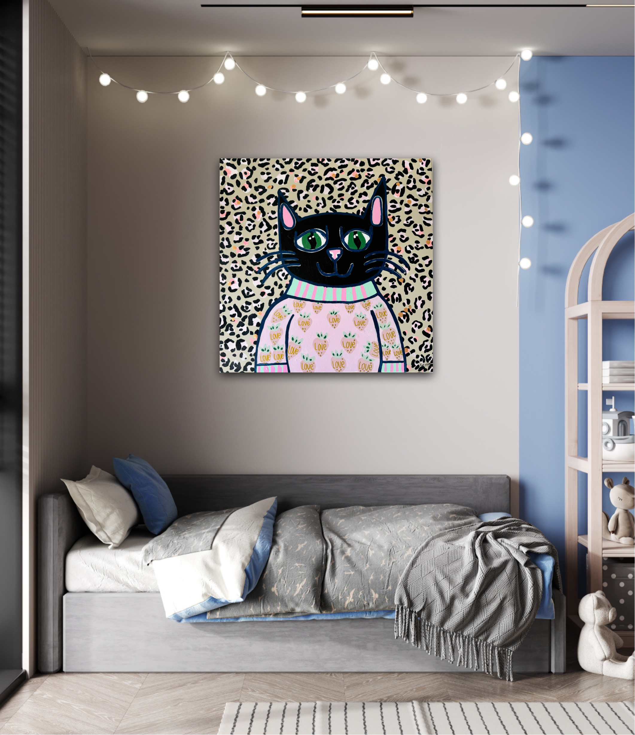 Kim Magee Art Cat Painting 8