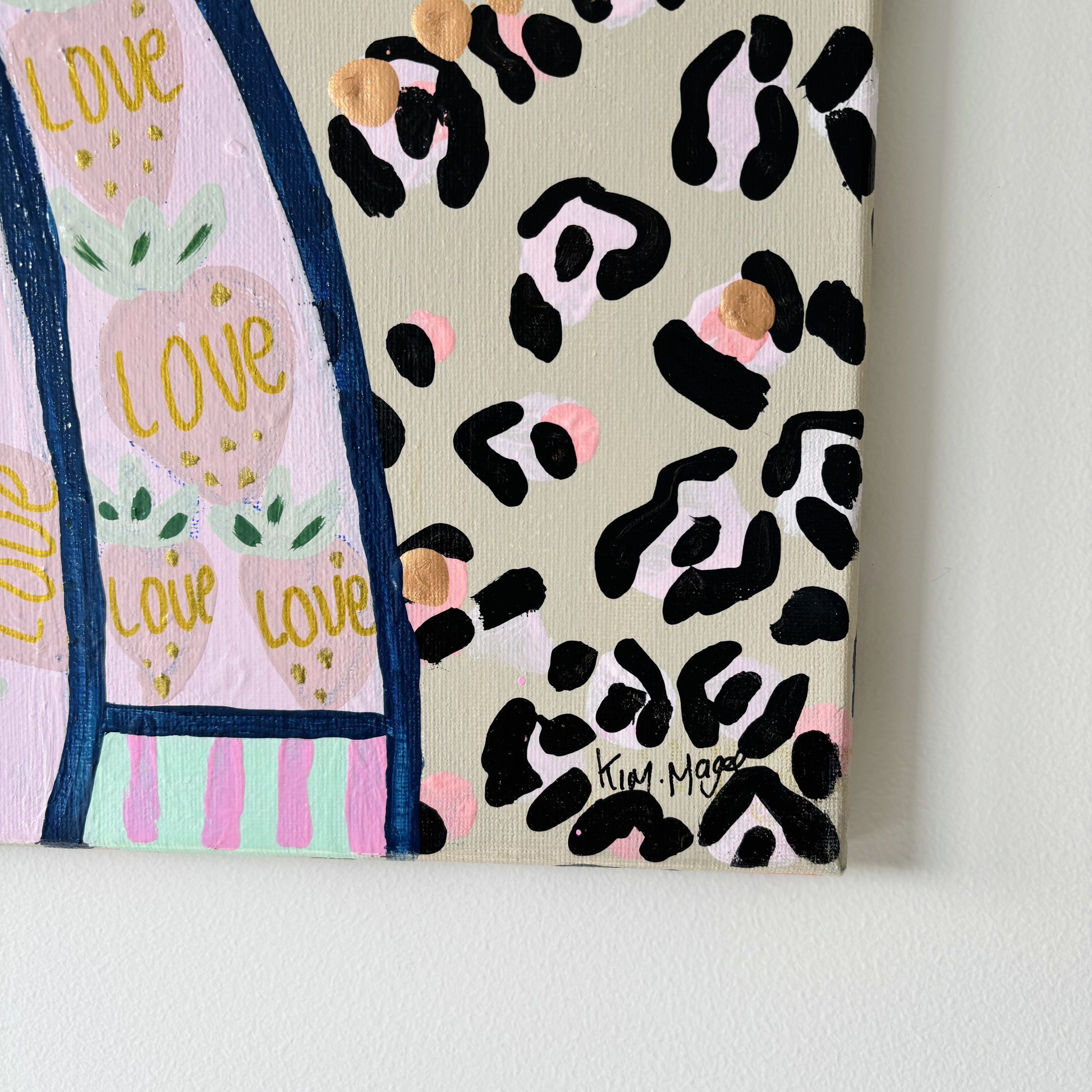 Kim Magee Art Cat Painting 2