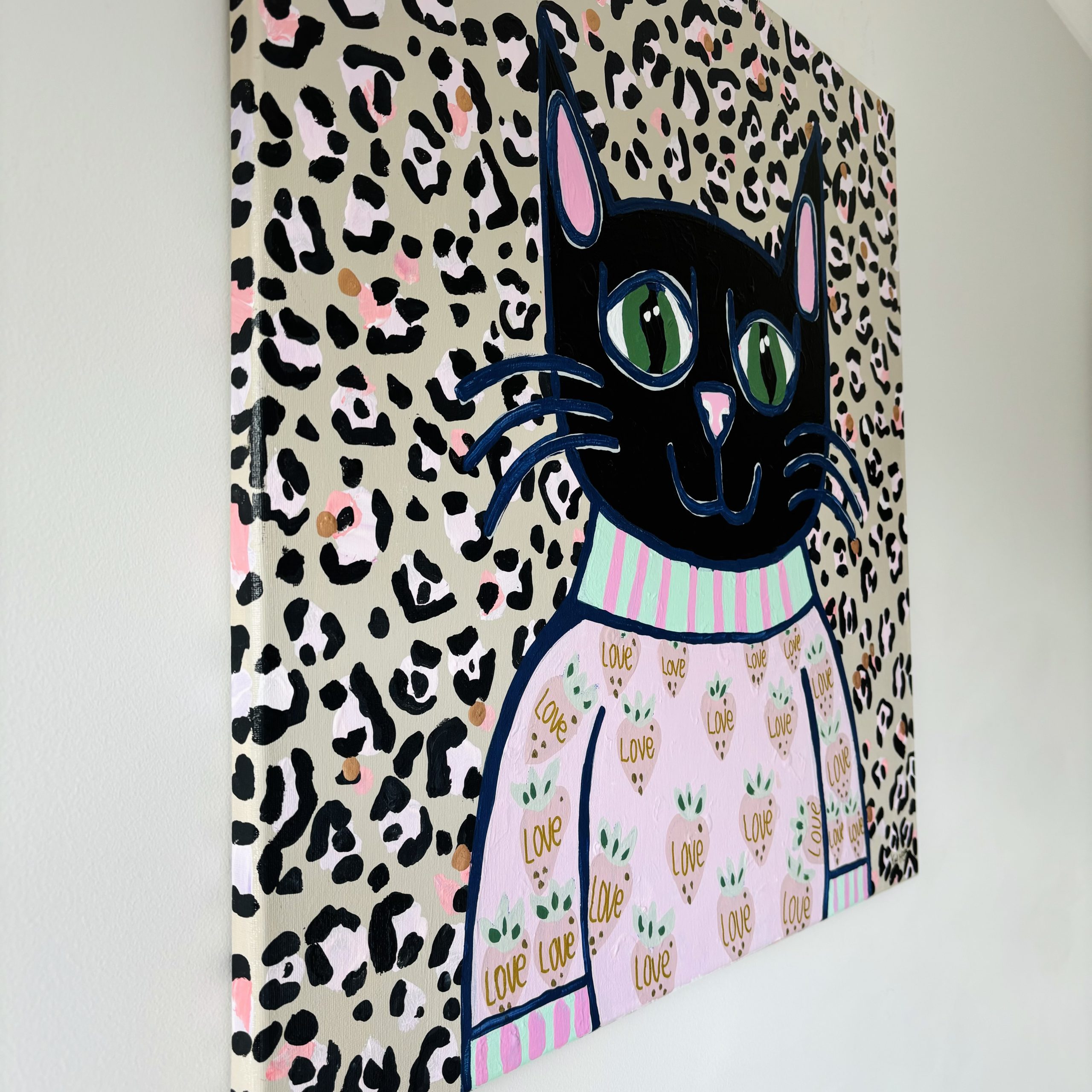 Kim Magee Art Cat Painting 3