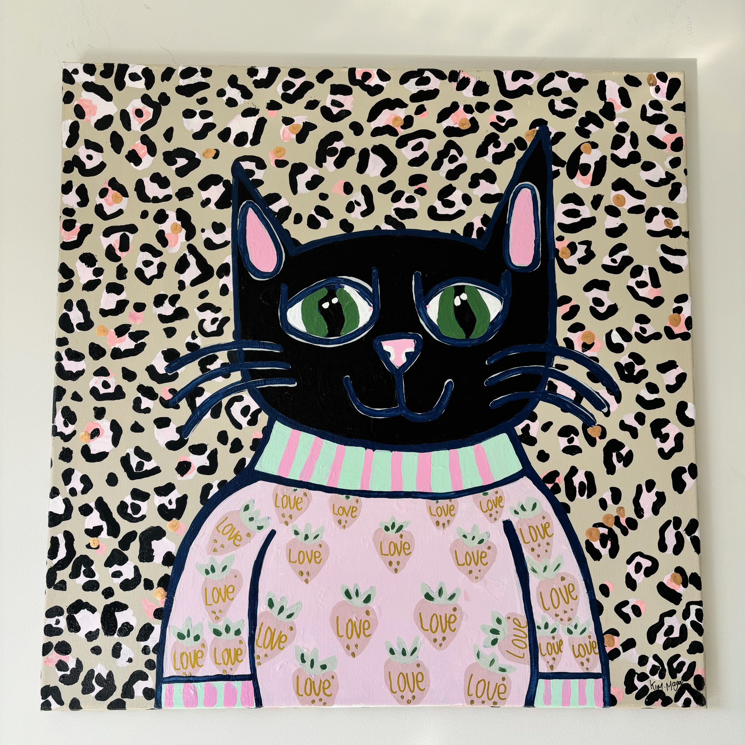 Kim Magee Art Cat Painting 4