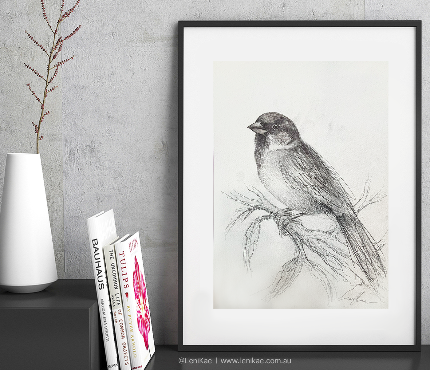 Leni Kae Sparrow Messenger A4 Drawing Interior Design2 Bedroom