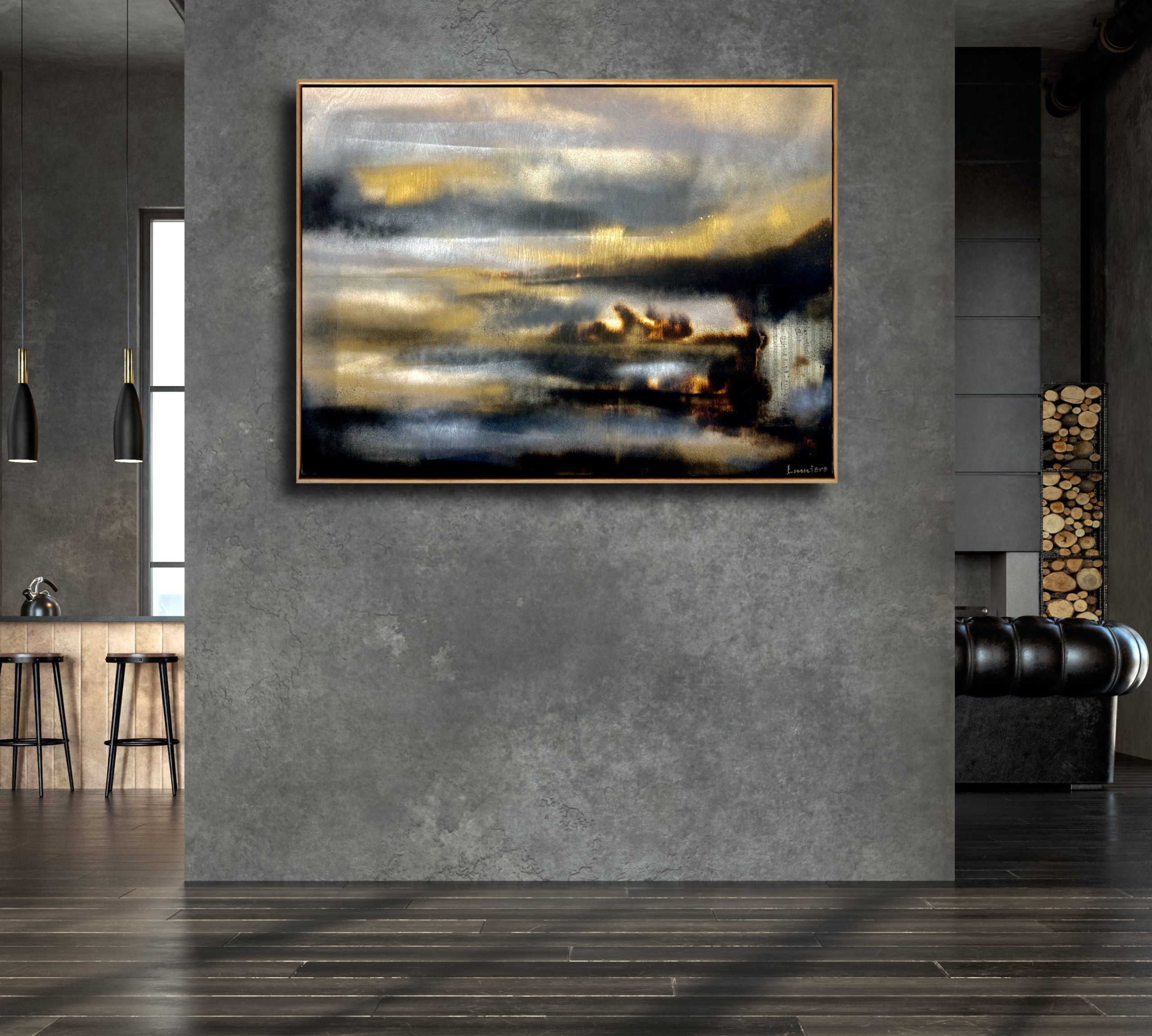 The Silent Drift Abstract Deborah Lang Lumiere Art Lumiere 2
