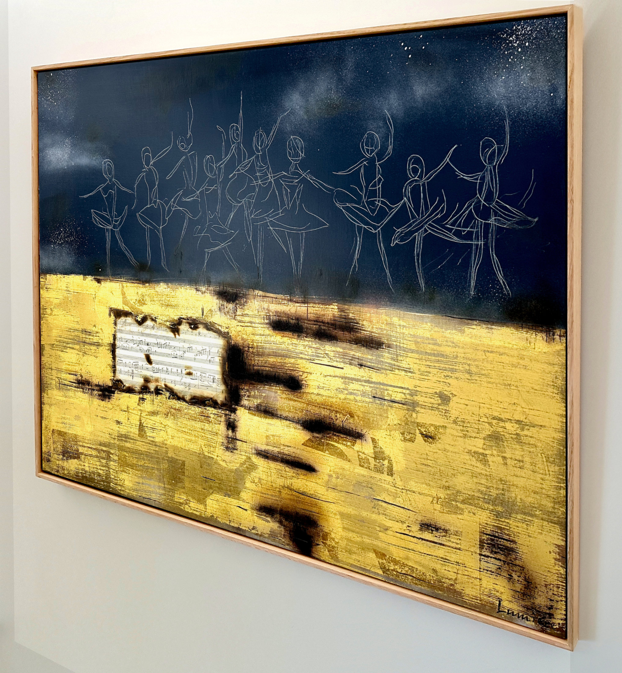 Shards Of Grace Ballet Ballerina Abstract Deborah Lang Art Lumiere 3