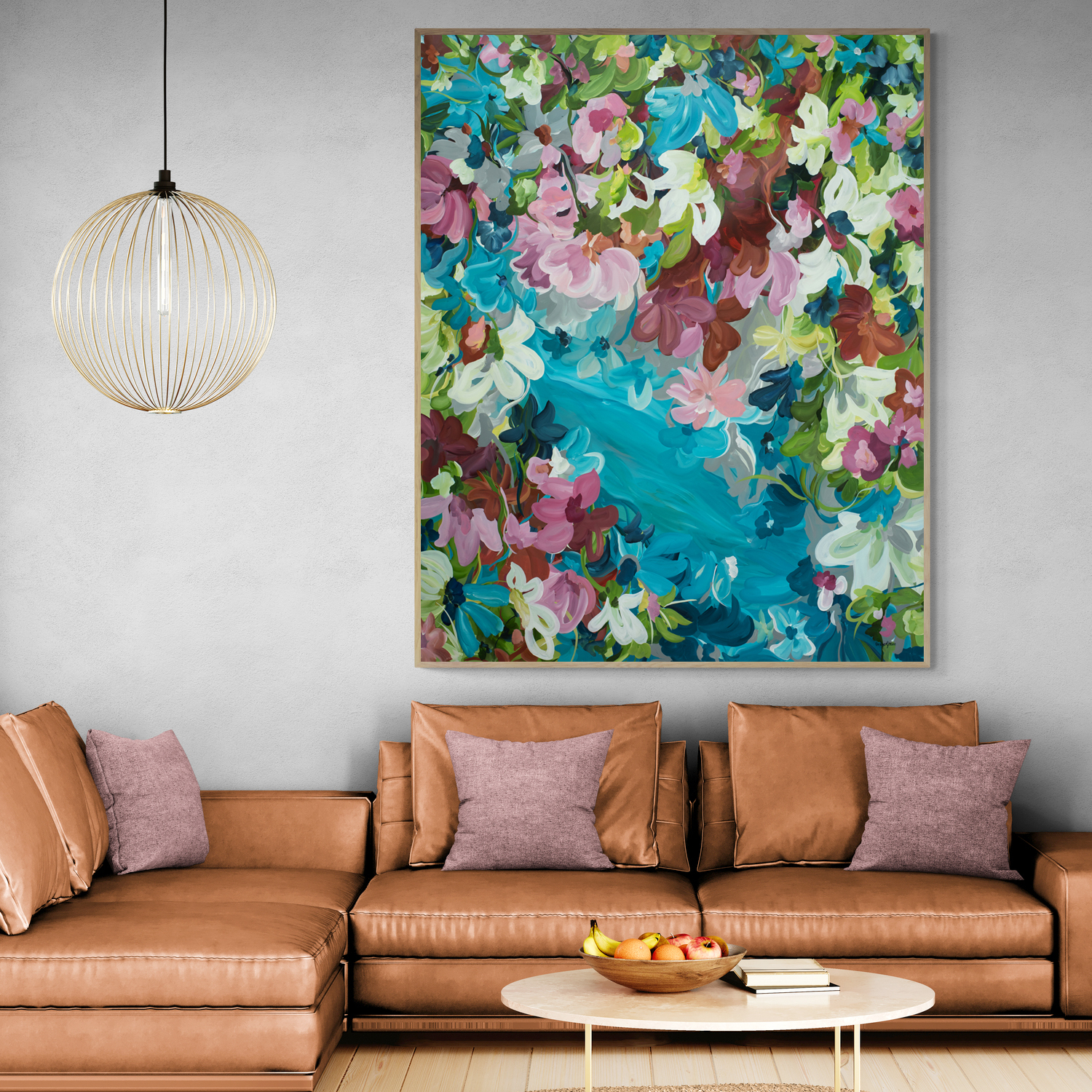 By The River Original Painting Living Room 1