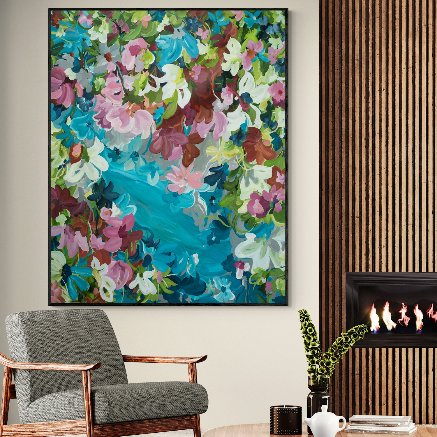 By The River Original Painting Living Room 3