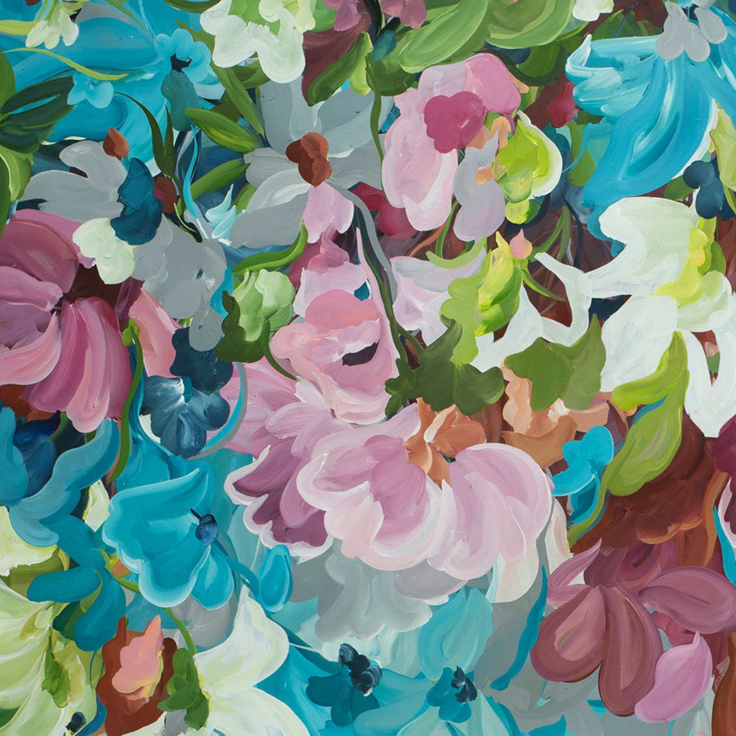 By The River Original Painting By Amber Gittins Crop