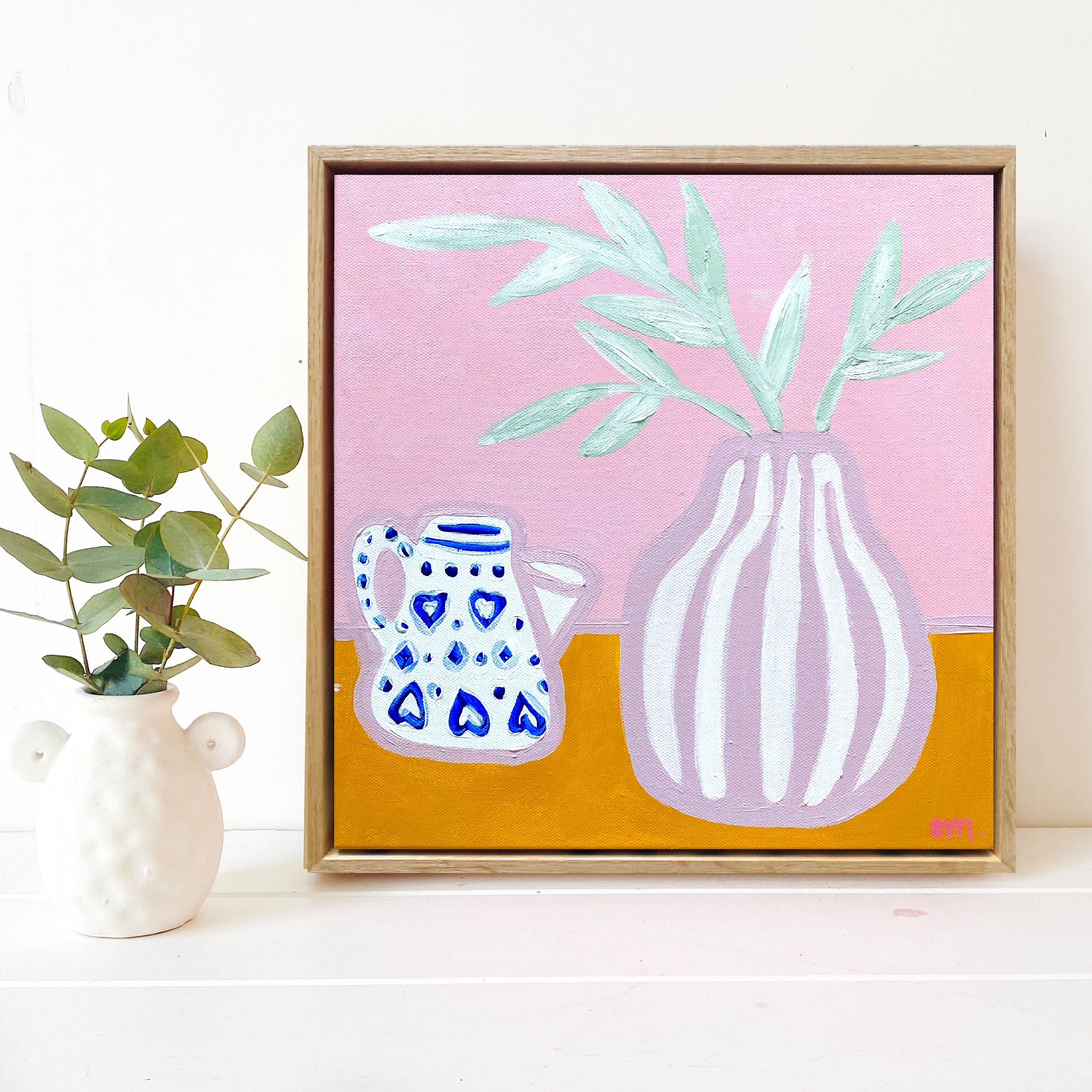 Coffee Pot With Pink Mm 