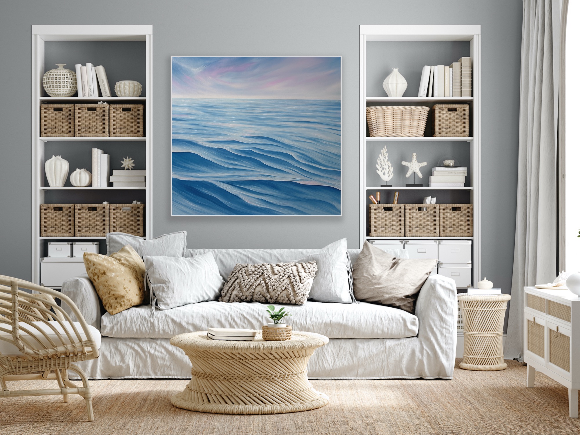 Coastal Lounge Art Alanah Jarvis Art