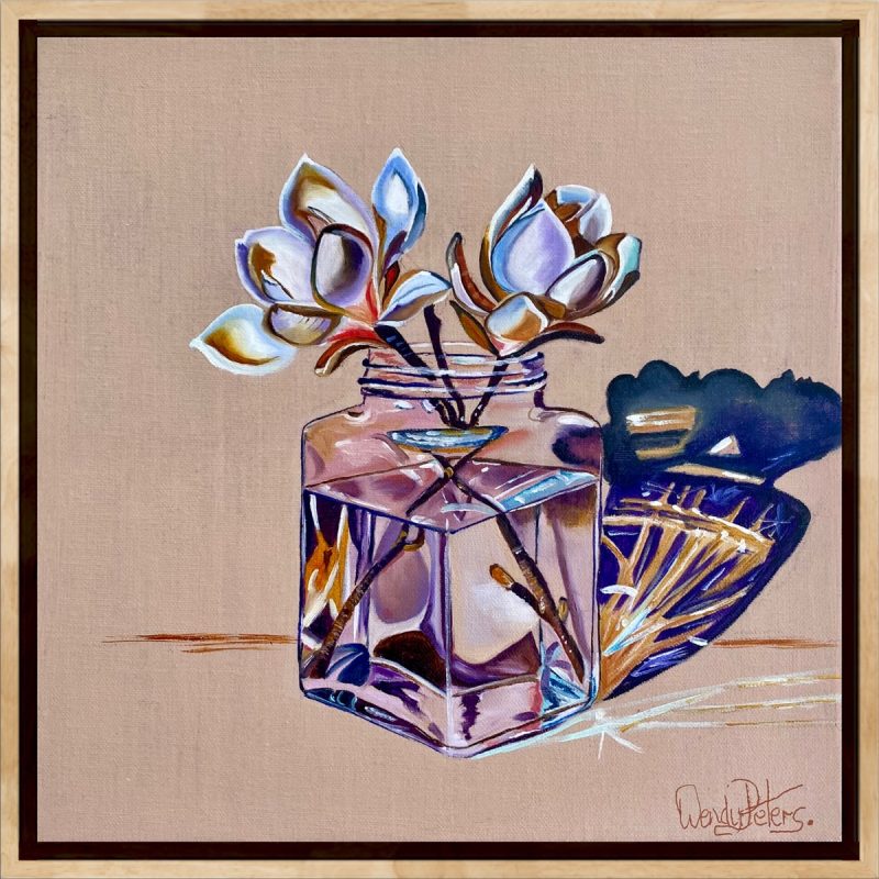 Magnolias in Glass – Framed