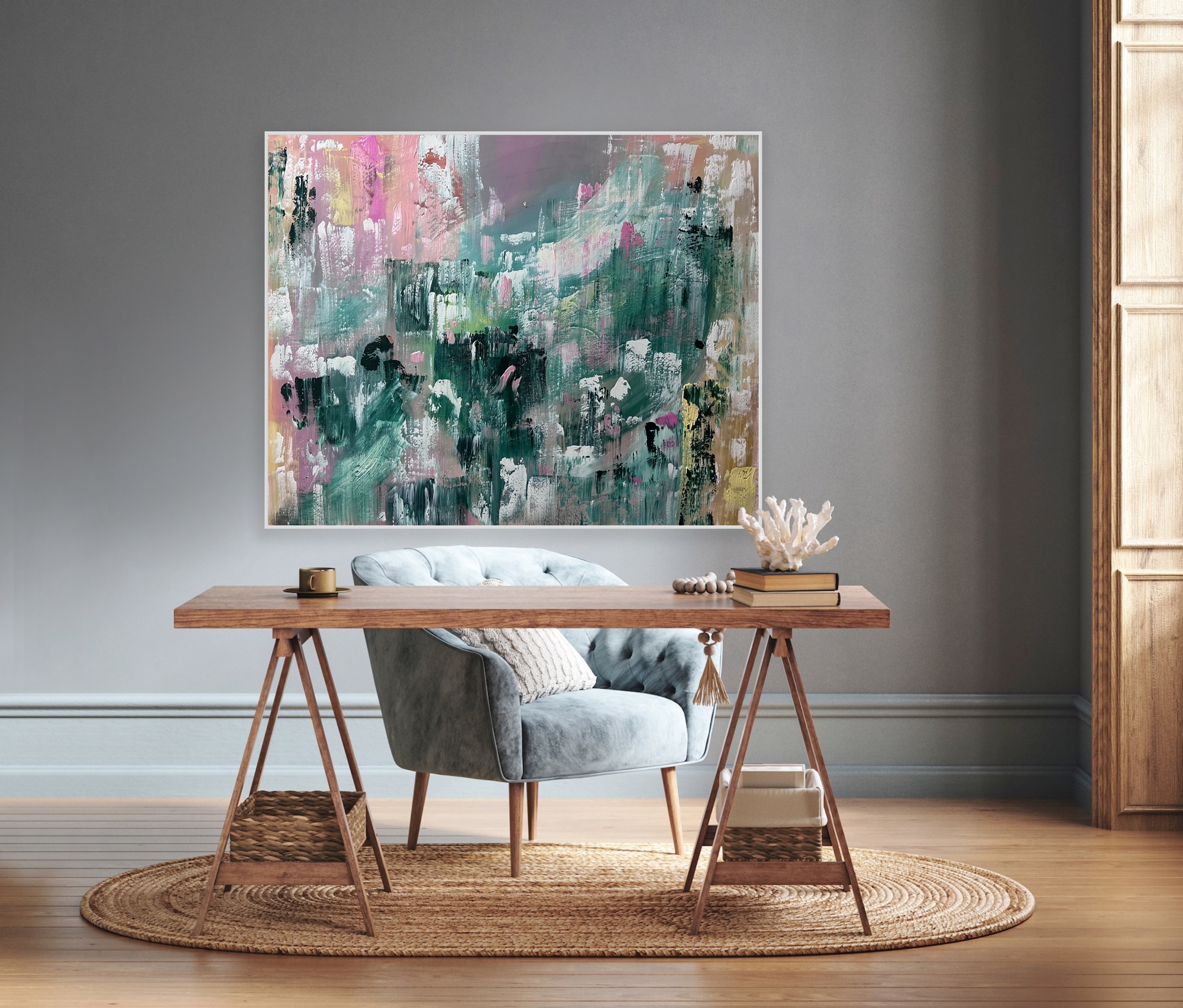 White Frame Alanah Jarvis Art