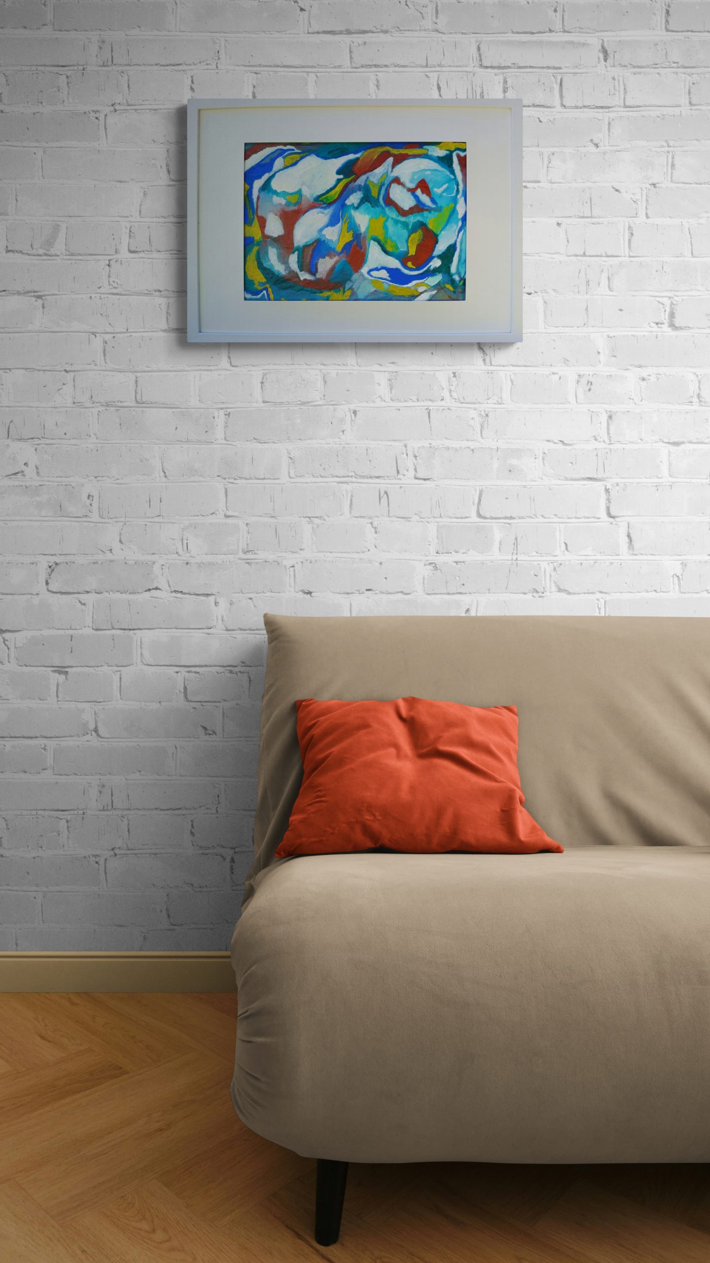 Close Up Of A Comfy Sofa