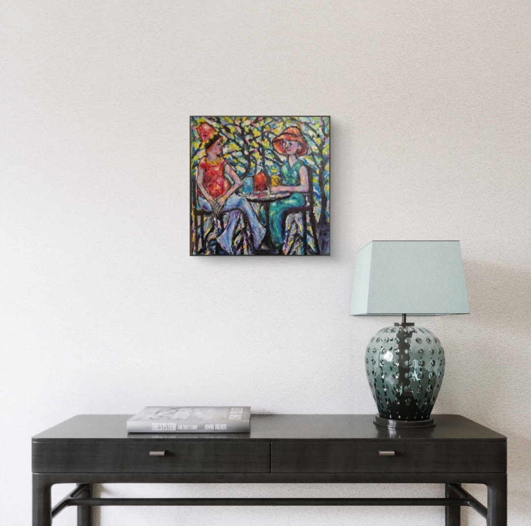 Women In Red Hats Entrance