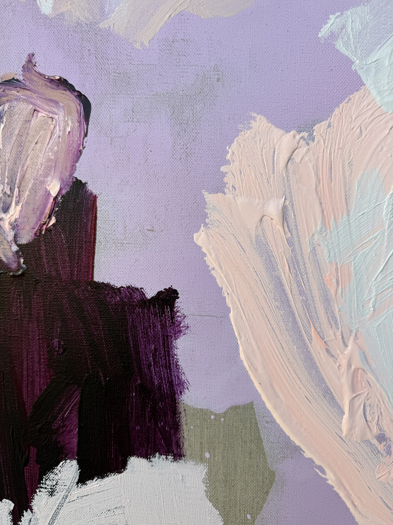 Australian Artist Rebecca Koerting We're All In This Together Abstract Painting 502 W